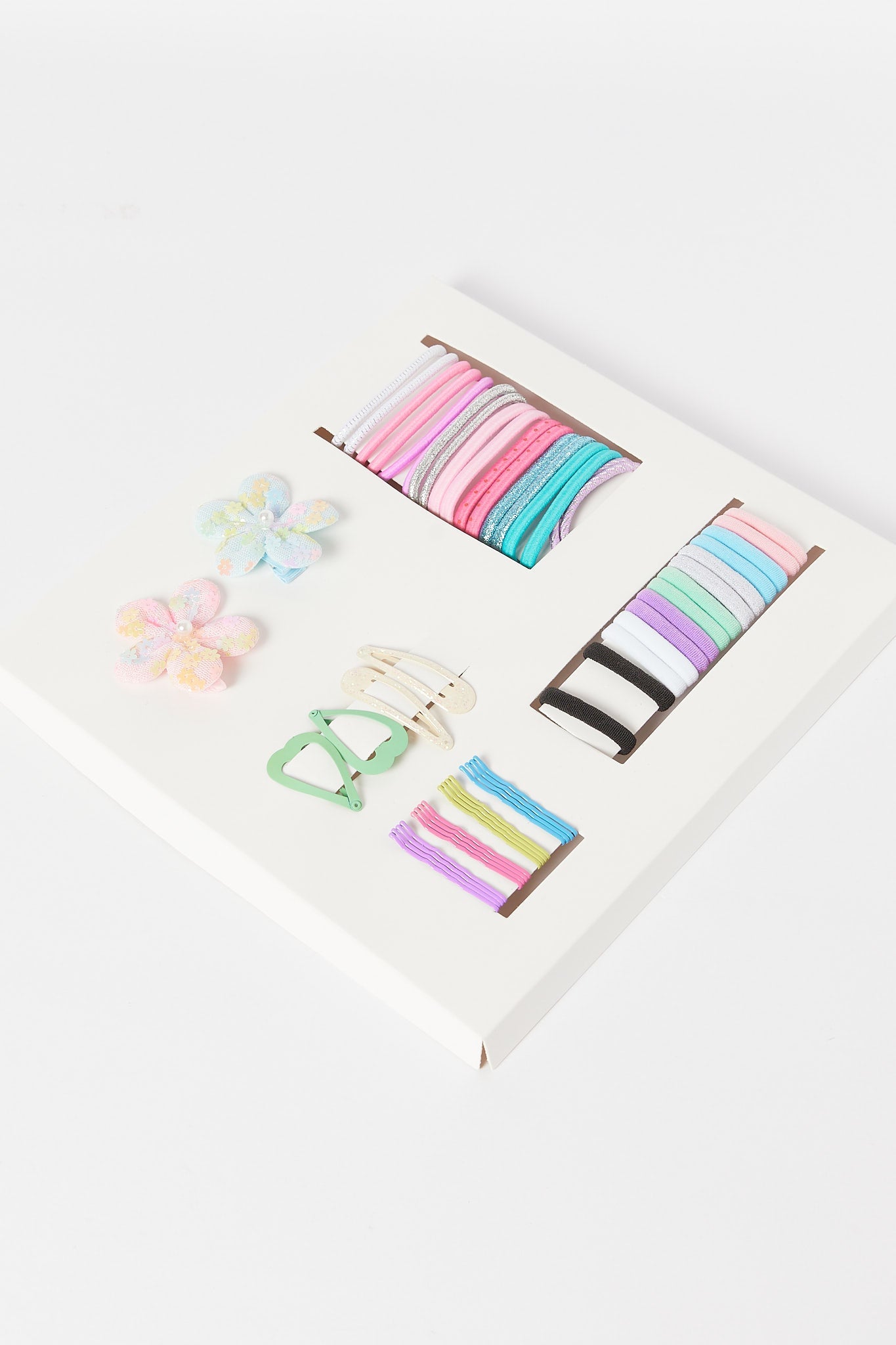 Redtag-Multi-Colour-Scrunchies-Set-Category:Hair-Accessories,-Colour:Assorted,-Filter:Girls-Accessories,-GIR-Hair-Accessories,-New-In,-New-In-GIR-ACC,-Non-Sale,-S23B,-Section:Girls-(0-to-14Yrs)-Girls-