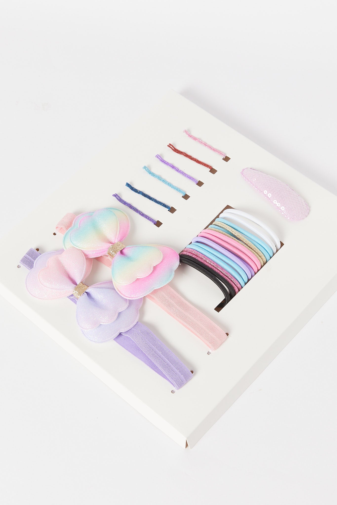 Redtag-Multi-Colour-Scrunchies-Set-Category:Hair-Accessories,-Colour:Assorted,-Filter:Girls-Accessories,-GIR-Hair-Accessories,-New-In,-New-In-GIR-ACC,-Non-Sale,-S23B,-Section:Girls-(0-to-14Yrs)-Girls-