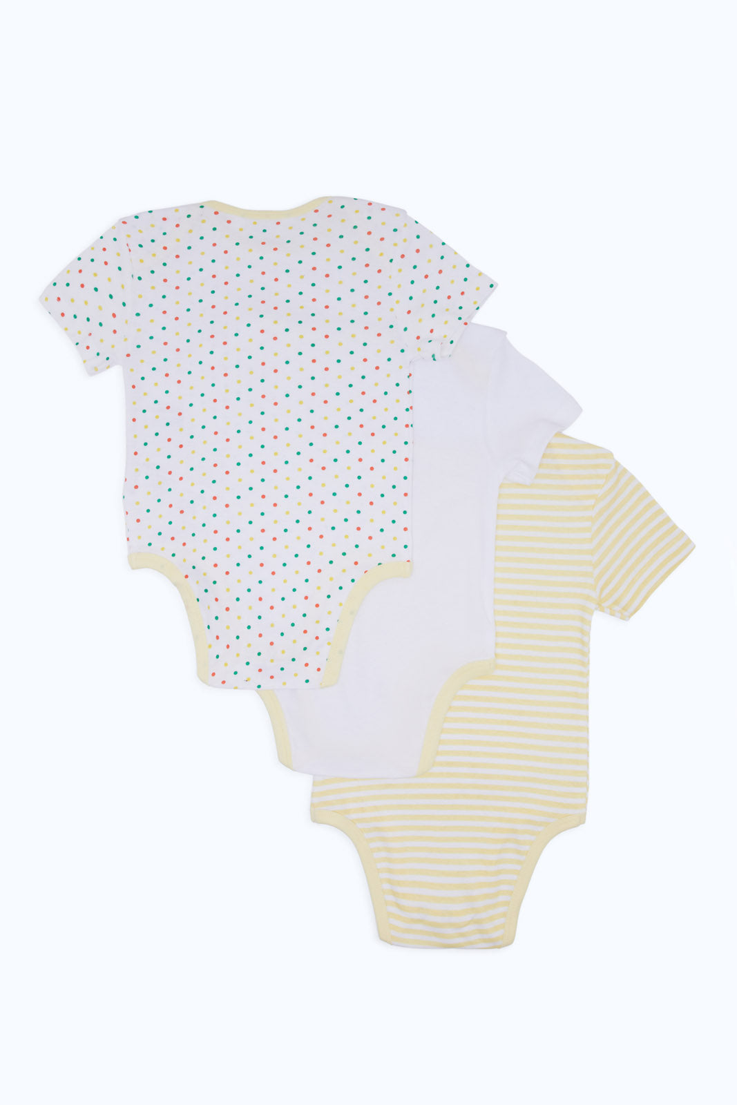 Redtag-White-Assorted-3-Piece---Unisex-Bodysuit-Category:Bodysuits,-Colour:Beige,-Deals:New-In,-Dept:New-Born,-Filter:Baby-(0-to-12-Mths),-H1:KWR,-H2:NBF,-H3:RMS,-H4:BSS,-NBF-Bodysuits,-New-In-NBF-APL,-Non-Sale,-S23C,-Season:S23C,-Section:Boys-(0-to-14Yrs)-Baby-0 to 12 Months