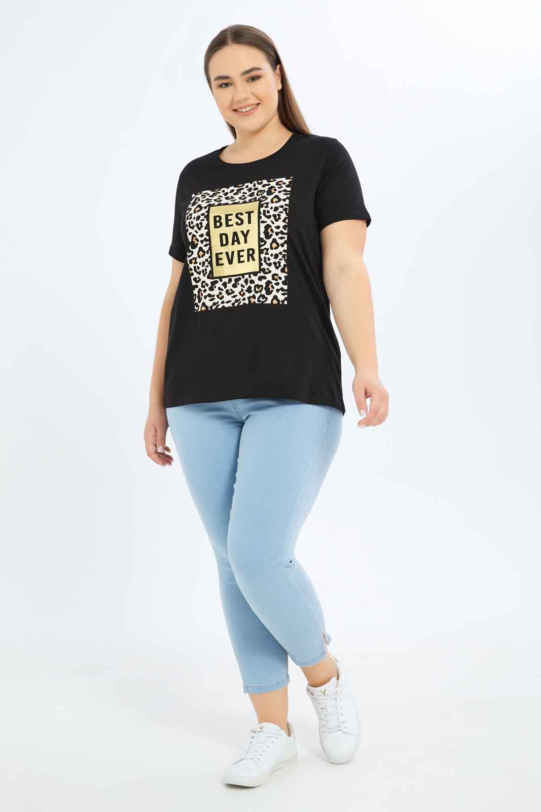 Redtag-Women-Grey-Graphic-T-Shirt-Category:T-Shirts,-Colour:Grey,-Deals:New-In,-Dept:Ladieswear,-Filter:Plus-Size,-LDP-T-Shirts,-New-In-LDP-APL,-Non-Sale,-S23B,-Section:Women-Women's-