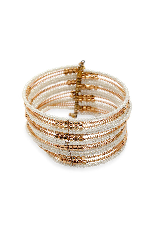 Redtag-Gold-Embellished-Cuff-Category:Jewellery,-Colour:Gold,-Filter:Women's-Accessories,-New-In,-New-In-Women-ACC,-Non-Sale,-S23A,-Section:Women,-Women-Jewellery-Women-