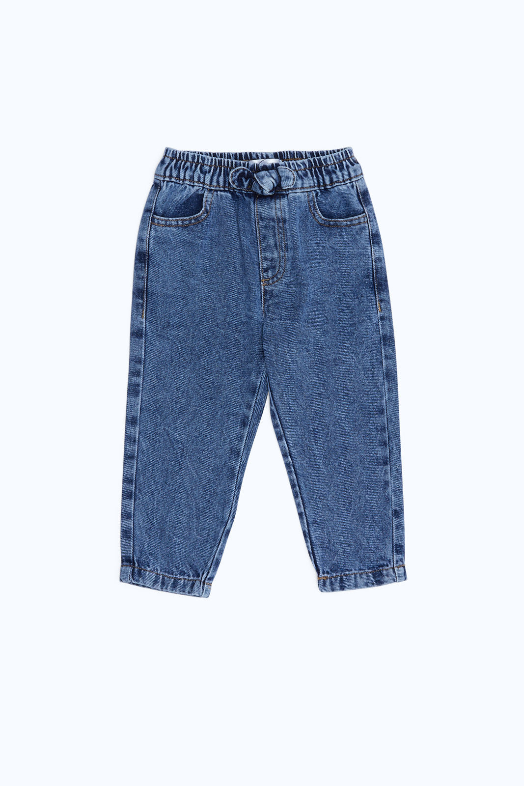 Redtag-Girls-Blue-Paperbag-Jeans-Category:Jeans,-Colour:Blue,-Deals:2-FOR-69,-Deals:New-In,-Dept:Girls,-Filter:Infant-Girls-(3-to-24-Mths),-H1:KWR,-H2:ING,-H3:DNB,-H4:JNS,-ING-Jeans,-New-In-ING-APL,-Non-Sale,-S23B,-Season:S23B,-Section:Girls-(0-to-14Yrs)-Infant-Girls-3 to 24 Months