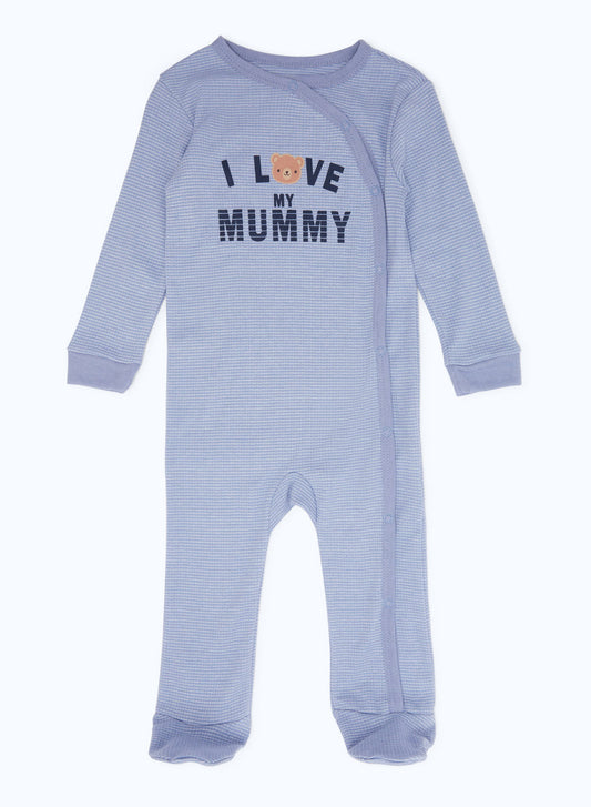 Redtag-Boys-Blue-Aop-Melange-Sleepsuit-Boy-Category:Sleepsuits,-Colour:Ivory,-Deals:2-FOR-90,-Deals:New-In,-Dept:New-Born,-Filter:Baby-(0-to-12-Mths),-H1:KWR,-H2:NBF,-H3:NWR,-H4:SST,-NBB-Sleepsuits,-New-In-NBB-APL,-Non-Sale,-S23B,-Season:S23B,-Section:Boys-(0-to-14Yrs)-Baby-0 to 12 Months
