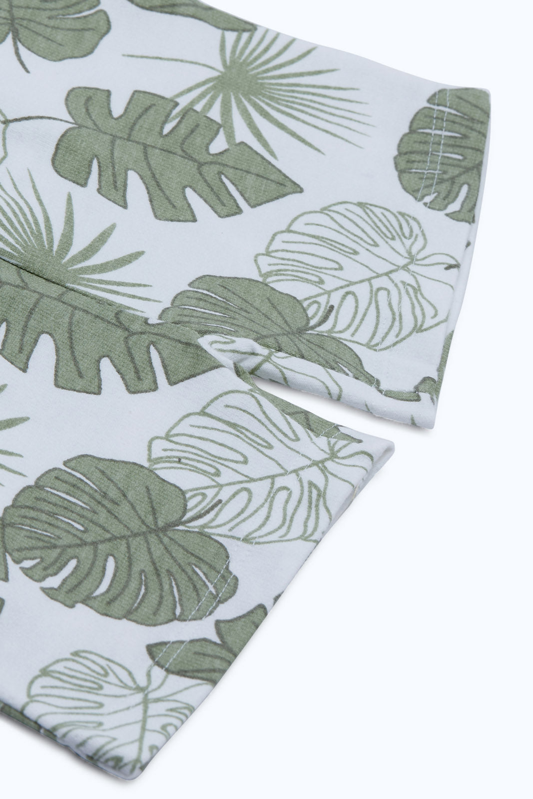 Redtag-Boys-White-Aop-Leaf-Short-Category:Shorts,-Colour:White,-Deals:New-In,-Dept:Boys,-Filter:Infant-Boys-(3-to-24-Mths),-INB-Shorts,-New-In-INB-APL,-Non-Sale,-S23B,-Section:Boys-(0-to-14Yrs),-TBL-Infant-Boys-3 to 24 Months