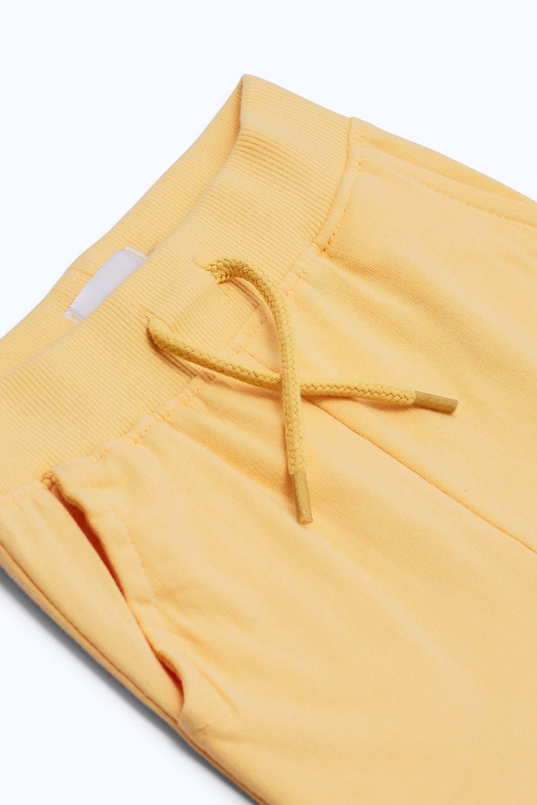 Redtag-Boys-Yellow-Solid-Terry-Shorts-Category:Shorts,-Colour:Yellow,-Deals:New-In,-Dept:Boys,-Filter:Infant-Boys-(3-to-24-Mths),-INB-Shorts,-New-In-INB-APL,-Non-Sale,-S23B,-Section:Boys-(0-to-14Yrs),-TBL-Infant-Boys-3 to 24 Months