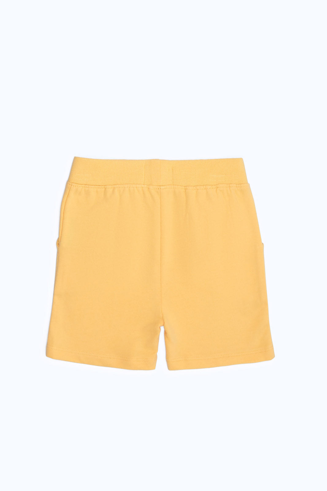 Redtag-Boys-Yellow-Solid-Terry-Shorts-Category:Shorts,-Colour:Yellow,-Deals:New-In,-Dept:Boys,-Filter:Infant-Boys-(3-to-24-Mths),-INB-Shorts,-New-In-INB-APL,-Non-Sale,-S23B,-Section:Boys-(0-to-14Yrs),-TBL-Infant-Boys-3 to 24 Months
