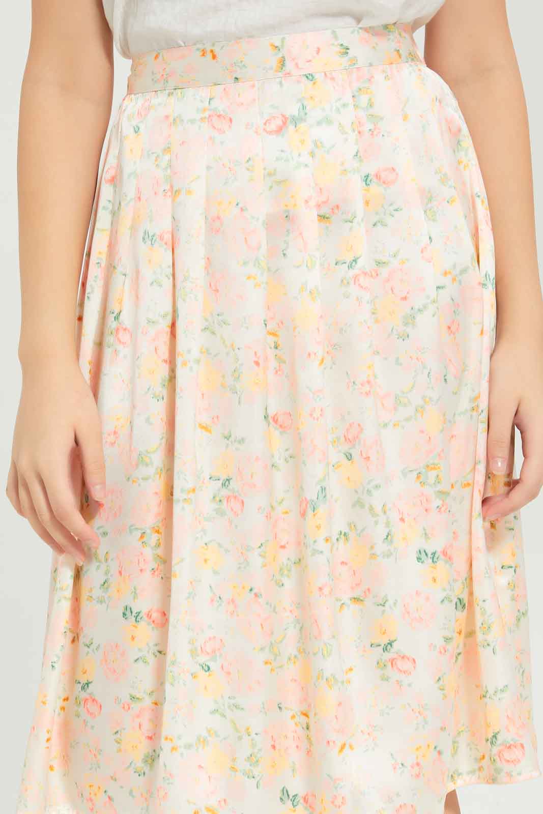 Redtag-Girls-Beige-Pleated-Skirts-Category:Skirts,-Colour:Beige,-Deals:New-In,-Dept:Girls,-Filter:Senior-Girls-(8-to-14-Yrs),-GSR-Skirts,-New-In-GSR-APL,-Non-Sale,-S23B,-Section:Girls-(0-to-14Yrs)-Senior-Girls-9 to 14 Years