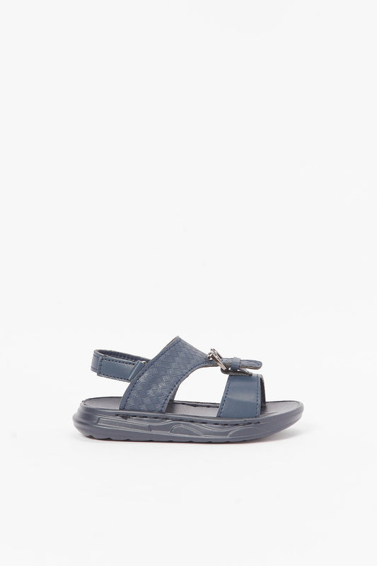 Redtag-Navy-Traditional-Slide-Sandal-With-Backstrap-BOY-Sandals,-Category:Shoes,-Colour:Navy,-Deals:New-In,-Filter:Boys-Footwear-(3-to-5-Yrs),-New-In-BOY-FOO,-Non-Sale,-RMD,-S23B,-Section:Boys-(0-to-14Yrs)-Boys-3 to 5 Years