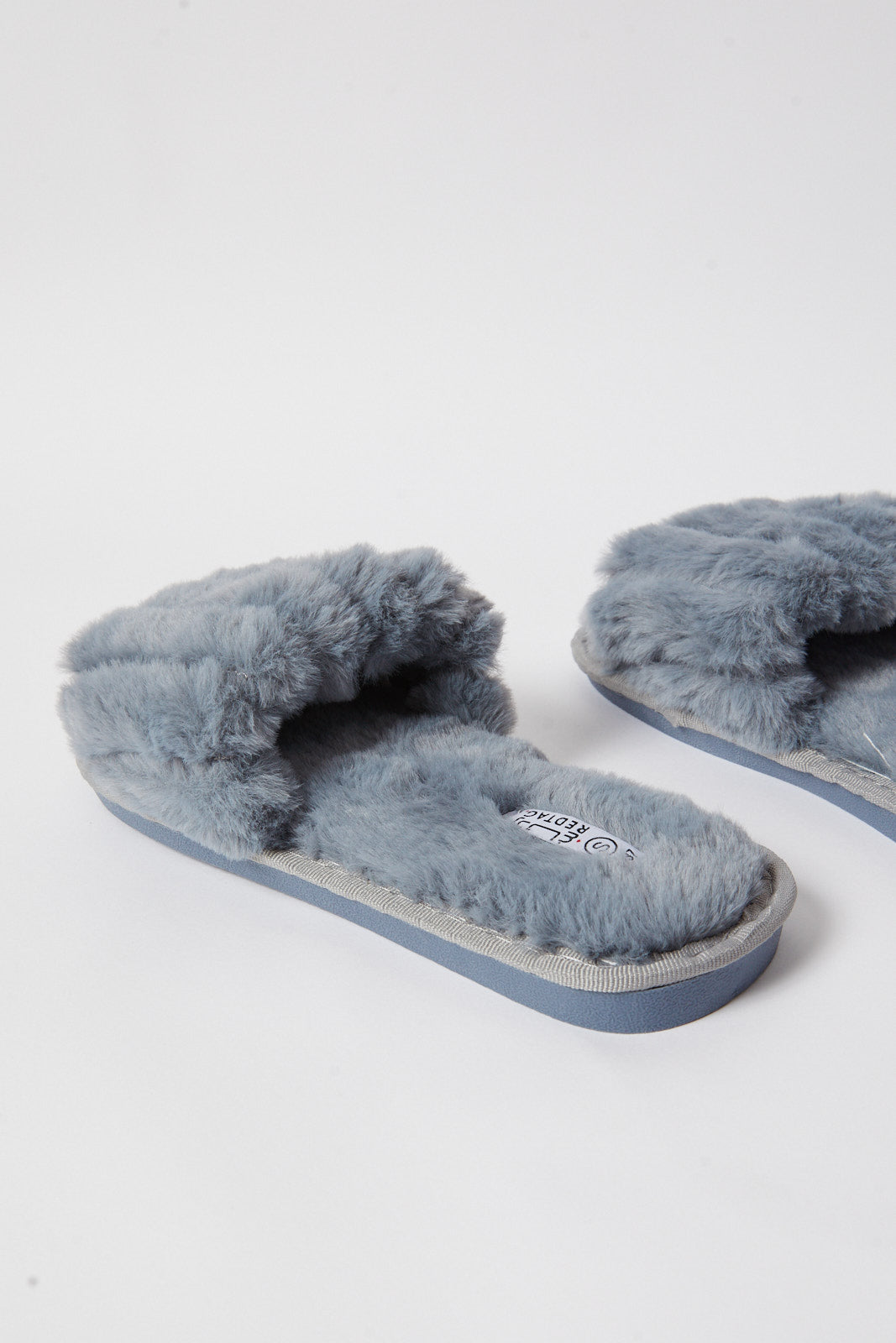 Redtag-Grey-Padded-Slipper-Category:Shoes,-Colour:Grey,-Deals:New-In,-Filter:Women's-Footwear,-N/A,-New-In-Women-FOO,-Non-Sale,-S23B,-Section:Women,-Women-Slippers-Women's-