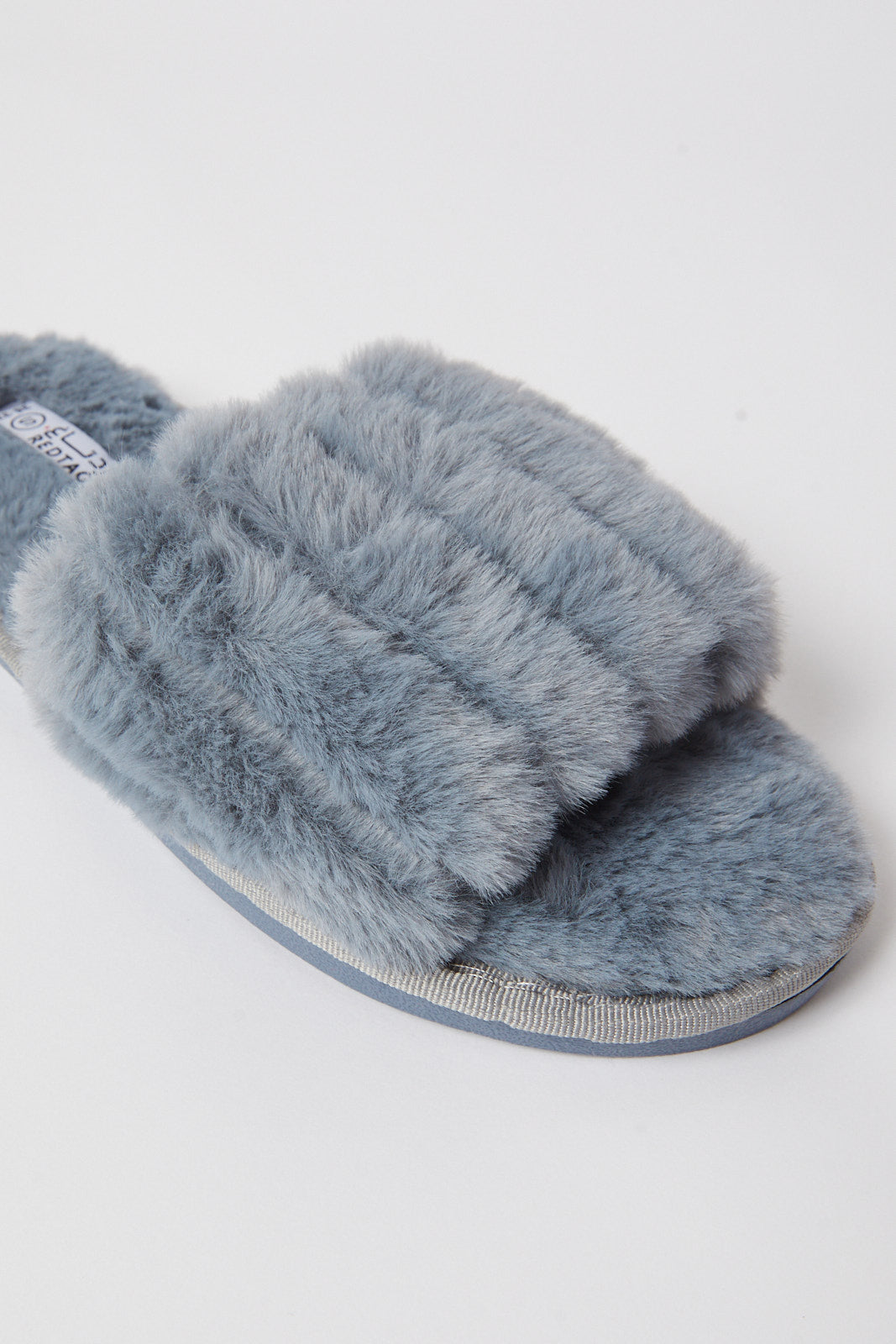 Redtag-Grey-Padded-Slipper-Category:Shoes,-Colour:Grey,-Deals:New-In,-Filter:Women's-Footwear,-N/A,-New-In-Women-FOO,-Non-Sale,-S23B,-Section:Women,-Women-Slippers-Women's-