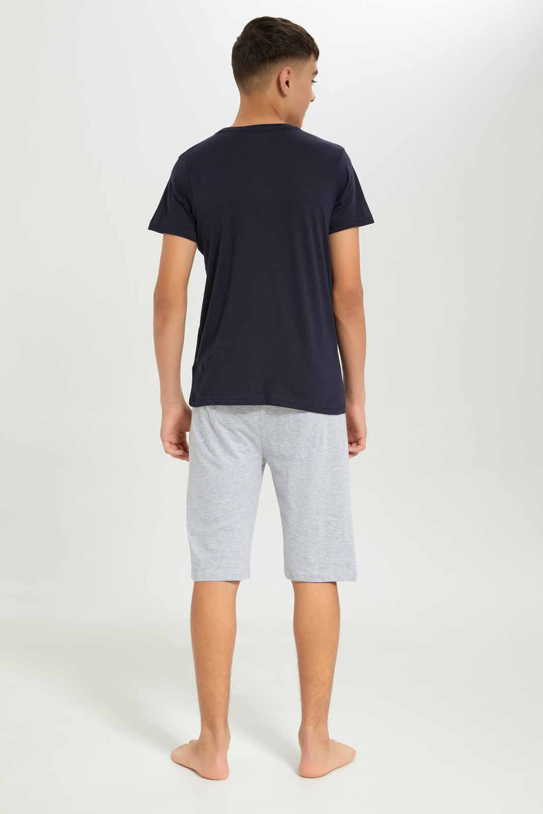 Redtag-Boys-Navy-Believe-Nightsuit-BSR-Pyjama-Sets,-Category:Pyjama-Sets,-Colour:Navy,-Deals:New-In,-Dept:Boys,-Filter:Senior-Boys-(8-to-14-Yrs),-New-In-BSR-APL,-Non-Sale,-S23B,-Section:Boys-(0-to-14Yrs)-Senior-Boys-9 to 14 Years