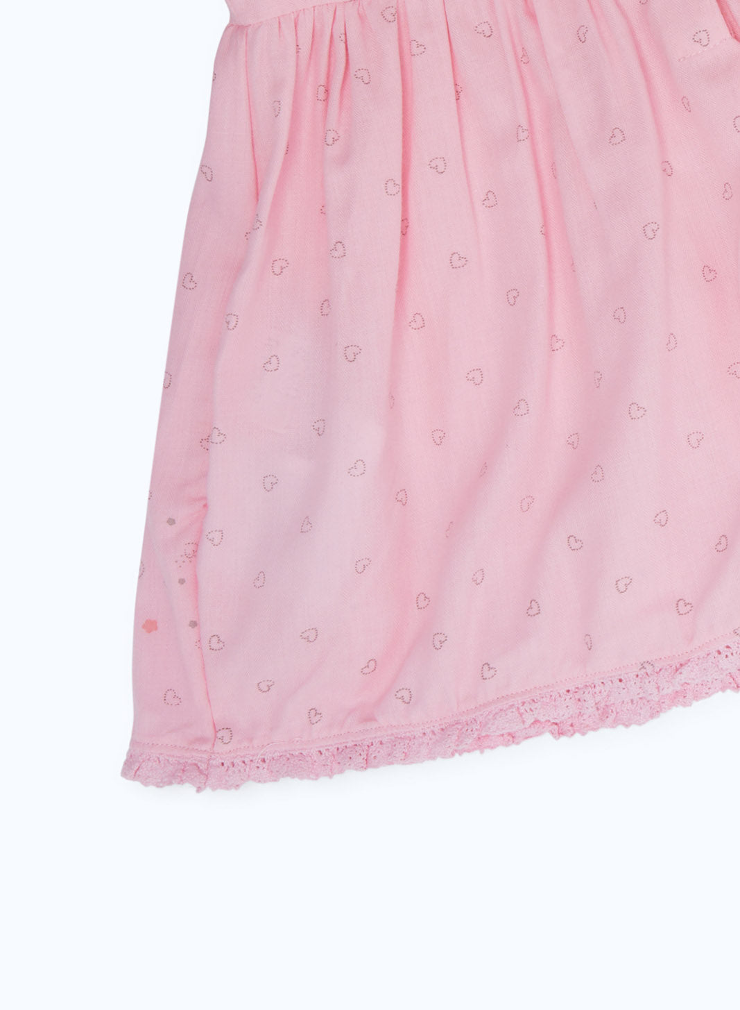 Redtag-Girls-Pink-Woven-Frill-Dress-Category:Dresses,-Colour:White,-Deals:New-In,-Dept:New-Born,-Filter:Baby-(0-to-12-Mths),-H1:KWR,-H2:NBF,-H3:DRS,-H4:CAD,-NBG-Dresses,-New-In-NBG-APL,-Non-Sale,-S23B,-Season:S23B,-Section:Boys-(0-to-14Yrs)-Baby-0 to 12 Months
