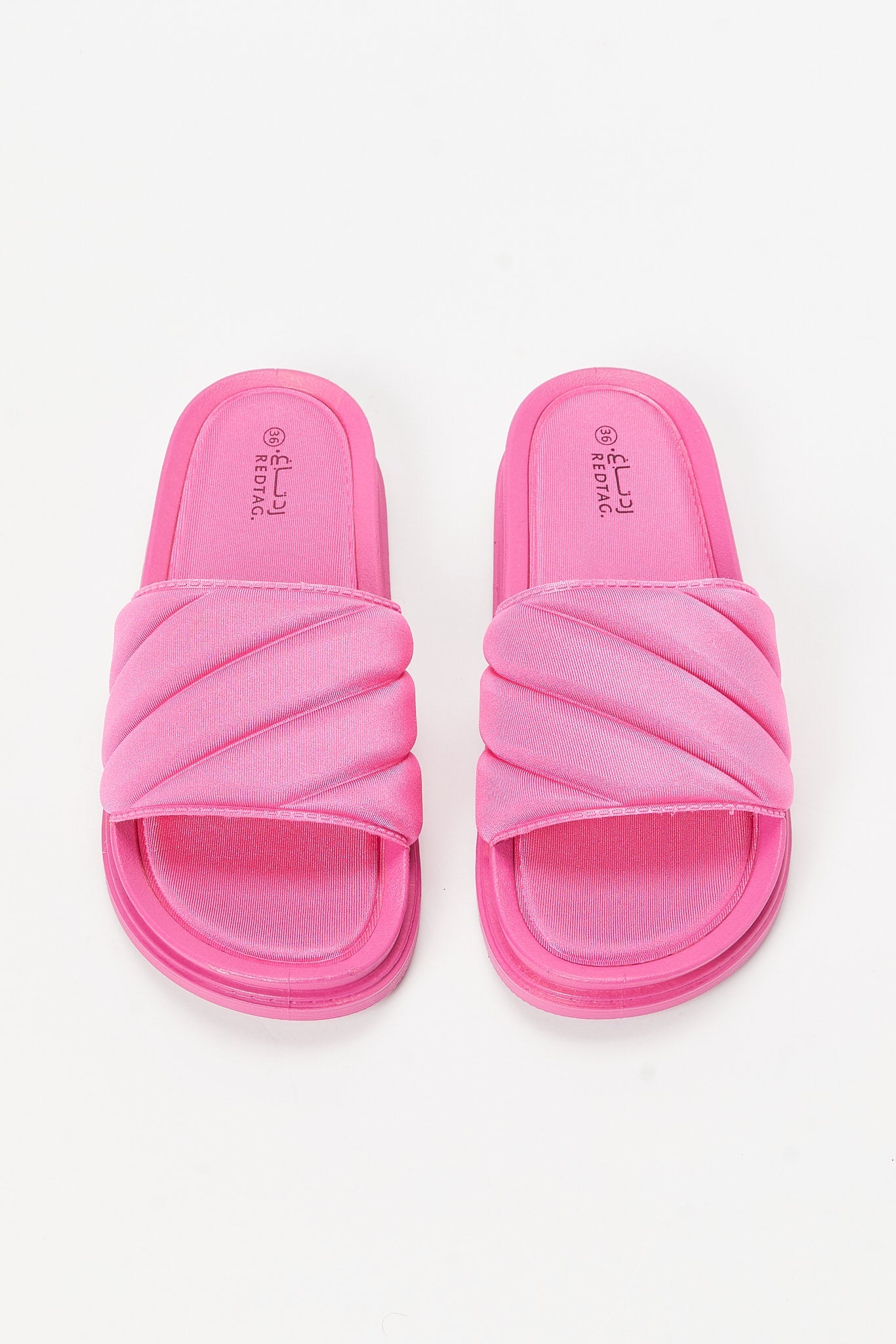 Redtag-Cerise-Slide-Category:Shoes,-Colour:Pink,-Deals:New-In,-Filter:Women's-Footwear,-N/A,-New-In-Women-FOO,-Non-Sale,-S23B,-Section:Women,-Women-Flip-Flops-Women's-