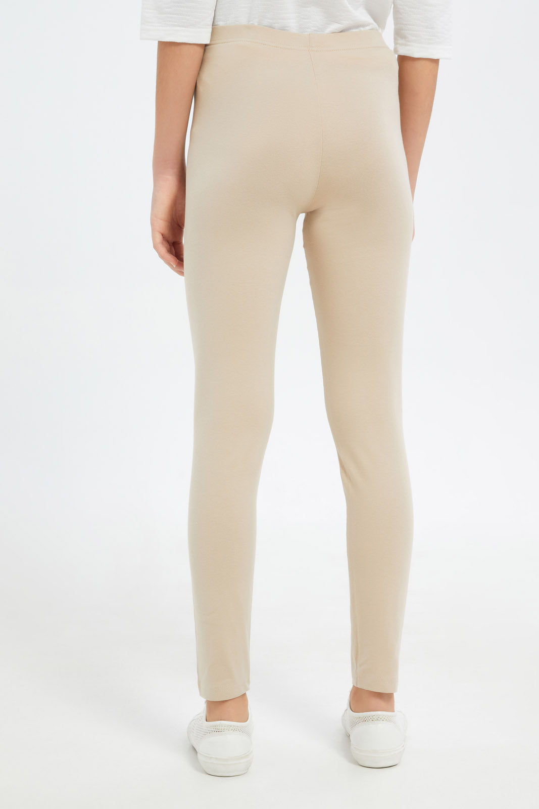 Redtag-Girls-Beige-Leggings-Category:Leggings,-Colour:Beige,-Deals:2-FOR-37,-Deals:New-In,-Dept:Girls,-Filter:Senior-Girls-(8-to-14-Yrs),-GSR-Leggings,-H1:KWR,-H2:GSR,-H3:TRS,-H4:LEG,-New-In-GSR-APL,-Non-Sale,-S23B,-Season:S23B,-Section:Girls-(0-to-14Yrs),-TBL-Senior-Girls-9 to 14 Years