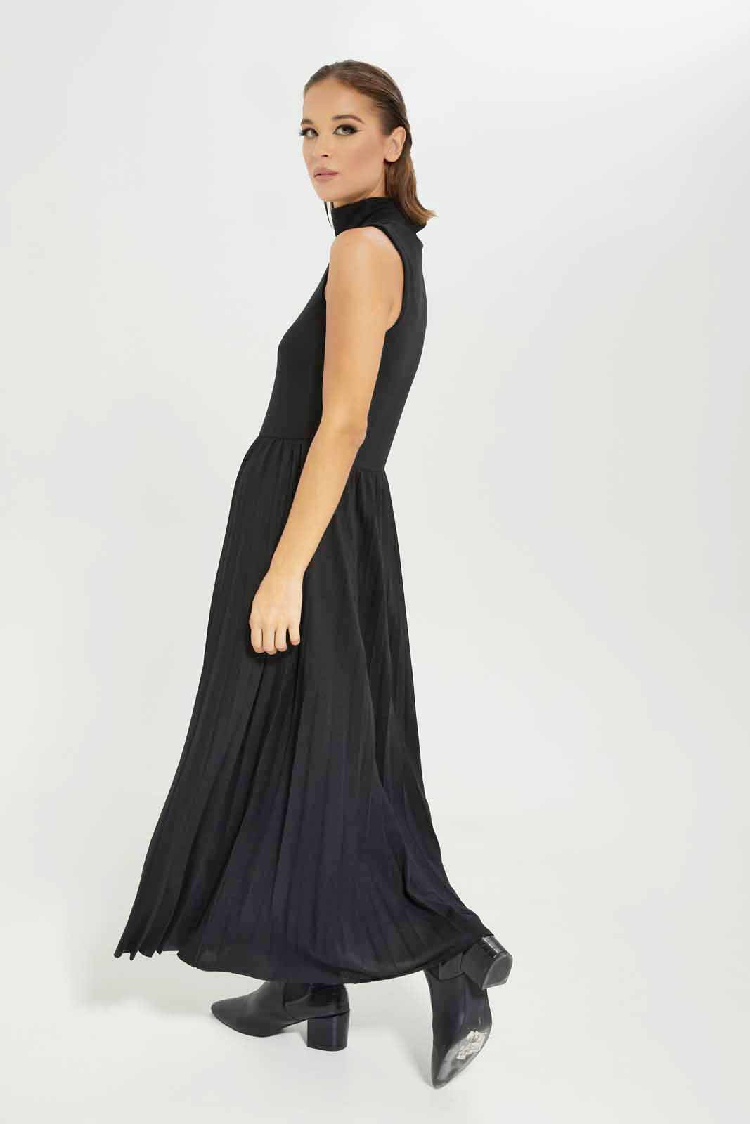 Redtag-Women-Black-Sleeveless-Turtle-Nake-Dress-Category:Dresses,-Colour:Black,-Deals:New-In,-Dept:Ladieswear,-Filter:Women's-Clothing,-LDC,-LDC-Dresses,-New-In-LDC-APL,-Non-Sale,-S23A,-Section:Women-Women's-
