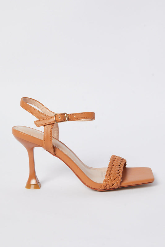 Redtag-Tan-Plait-Sandal-Category:Shoes,-Colour:Tan,-Deals:New-In,-Filter:Women's-Footwear,-LEC-Sandals,-N/A,-New-In-Women-FOO,-Non-Sale,-S23B,-Section:Women-Women's-