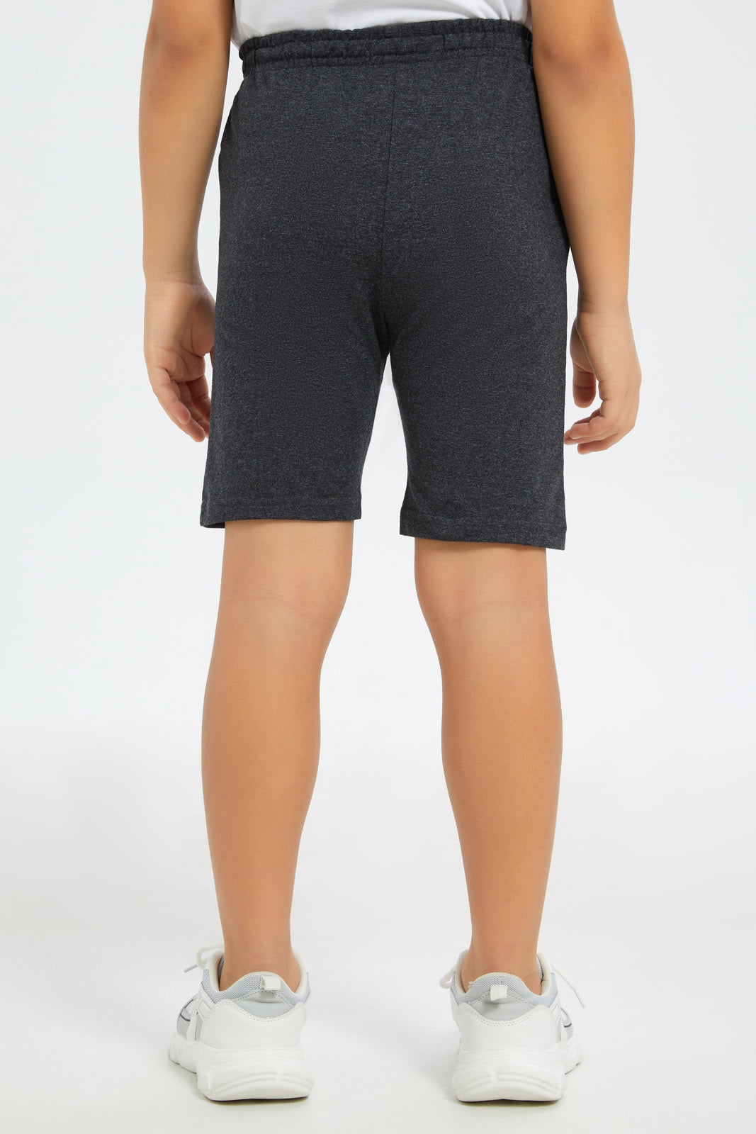 Redtag-Boys-Charcoal/Mint-2-Pack-Elasticated-Wasit-Shorts-BOY-Shorts,-Category:Shorts,-Colour:Charcoal,-Deals:New-In,-Dept:Boys,-Event:STRATEGY,-Filter:Boys-(2-to-8-Yrs),-H1:KWR,-H2:BOY,-H3:SPW,-H4:AST,-New-In-BOY-APL,-Non-Sale,-Promo:STRATEGY,-S23B,-Season:S23B,-Section:Boys-(0-to-14Yrs),-Set:Set-of-2,-VLM-Boys-2 to 8 Years