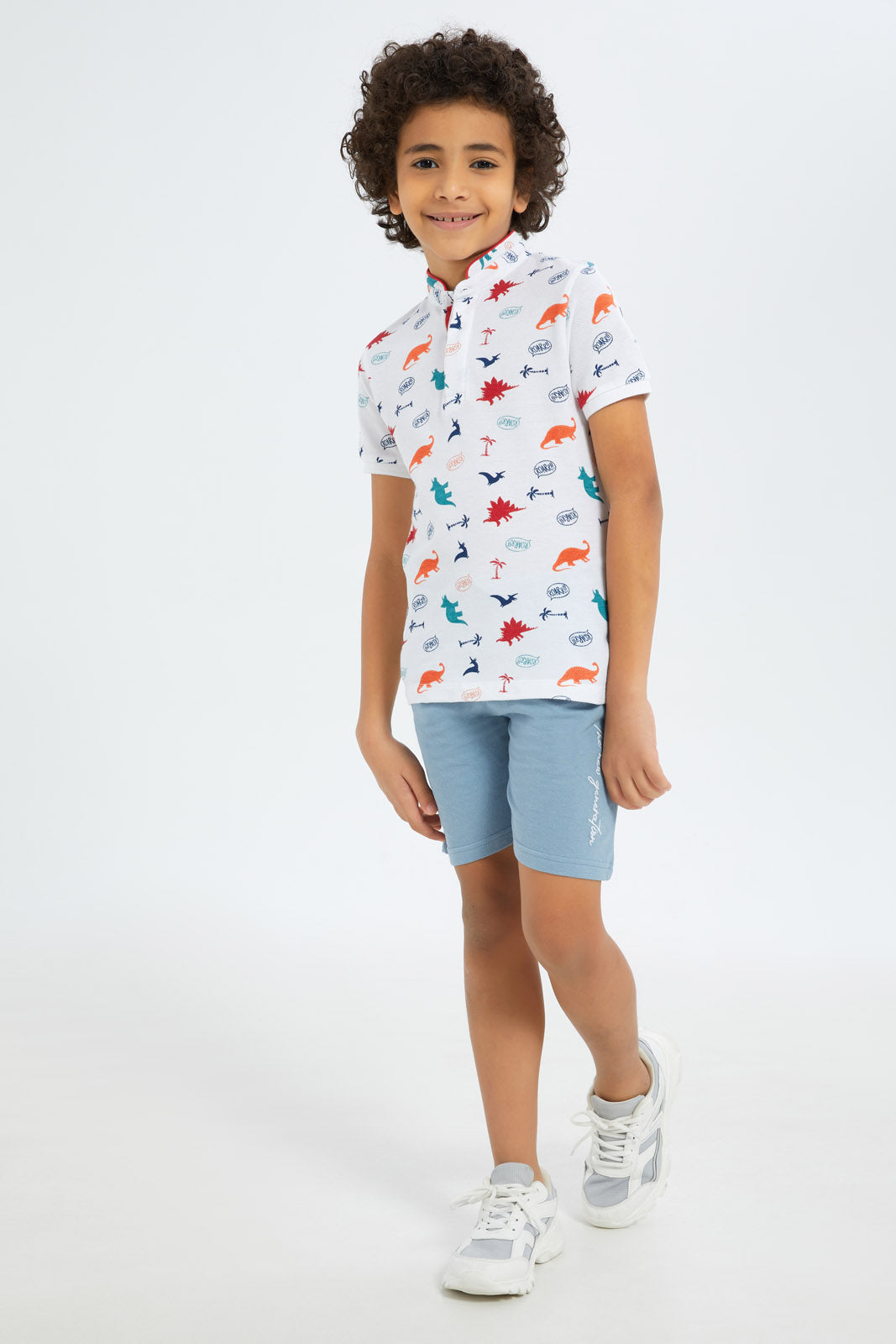 Redtag-Boys-Blue-Pique-Shorts-BOY-Shorts,-Category:Shorts,-Colour:Blue,-Deals:New-In,-Dept:Boys,-Filter:Boys-(2-to-8-Yrs),-New-In-BOY-APL,-Non-Sale,-S23B,-Section:Boys-(0-to-14Yrs),-TBL-Boys-2 to 8 Years