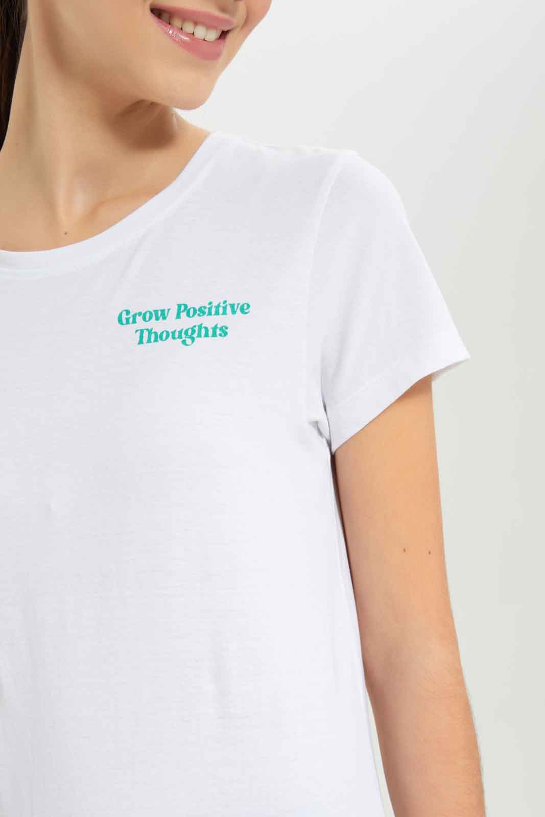 Redtag-Girls-White-S/S-Graphic-T-Shirt-Category:T-Shirts,-Colour:White,-Deals:New-In,-Dept:Girls,-Filter:Senior-Girls-(8-to-14-Yrs),-GSR-T-Shirts,-New-In-GSR-APL,-Non-Sale,-S23B,-Section:Girls-(0-to-14Yrs),-TBL-Senior-Girls-9 to 14 Years