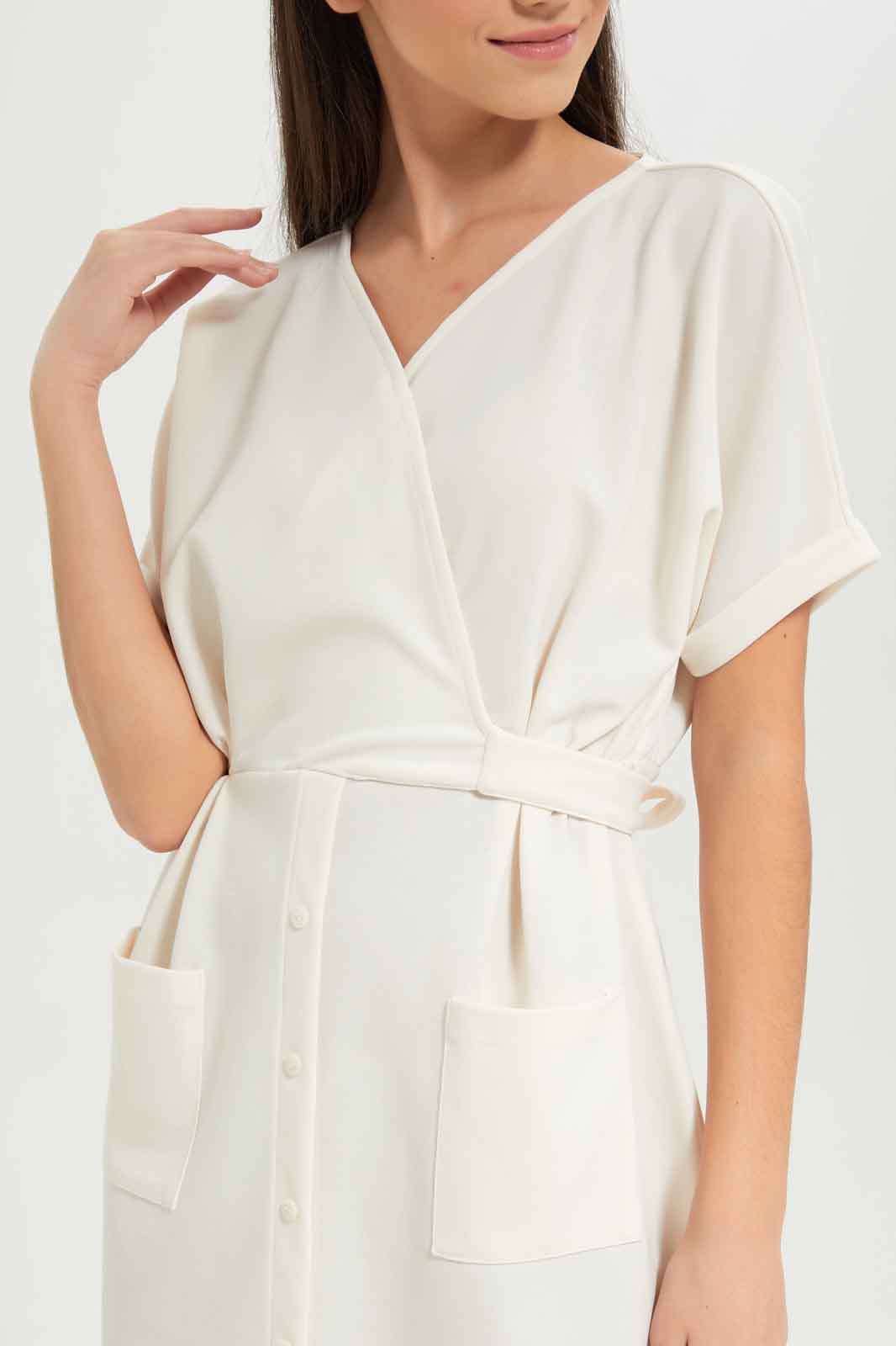 Redtag-Girls-White-Overlay-Dress-Category:Dresses,-Colour:White,-Deals:New-In,-Dept:Girls,-Filter:Senior-Girls-(8-to-14-Yrs),-GSR-Dresses,-New-In-GSR-APL,-Non-Sale,-S23B,-Section:Girls-(0-to-14Yrs)-Senior-Girls-9 to 14 Years