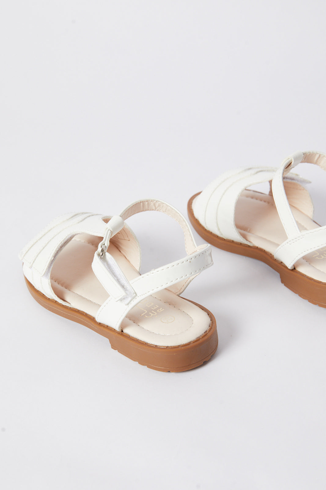 Redtag-White-Strap-Sandal-Category:Shoes,-Colour:White,-Deals:New-In,-Filter:Girls-Footwear-(3-to-5-Yrs),-GIR-Sandals,-N/A,-New-In-GIR-FOO,-Non-Sale,-S23B,-Section:Girls-(0-to-14Yrs)-Girls-3 to 5 Years