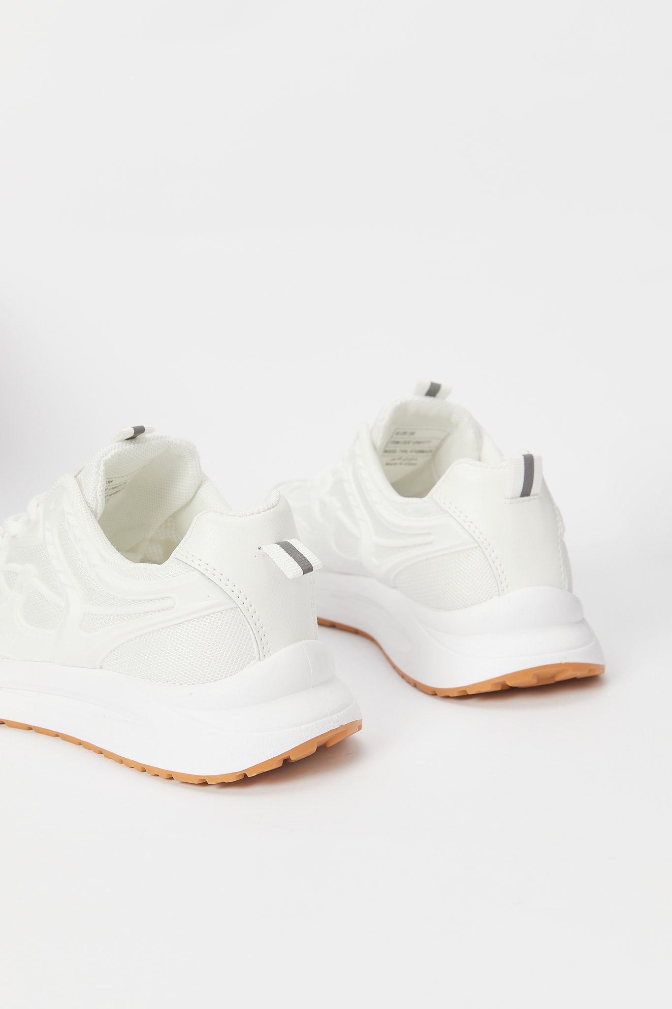 Redtag-White-Lace-Up-Jogger-Category:Shoes,-Colour:White,-Deals:New-In,-Filter:Women's-Footwear,-H1:FOO,-H2:LAD,-H3:TRN,-H4:CLT,-N/A,-New-In-Women-FOO,-Non-Sale,-S23B,-Season:S23B,-Section:Women,-Women-Trainers-Women's-