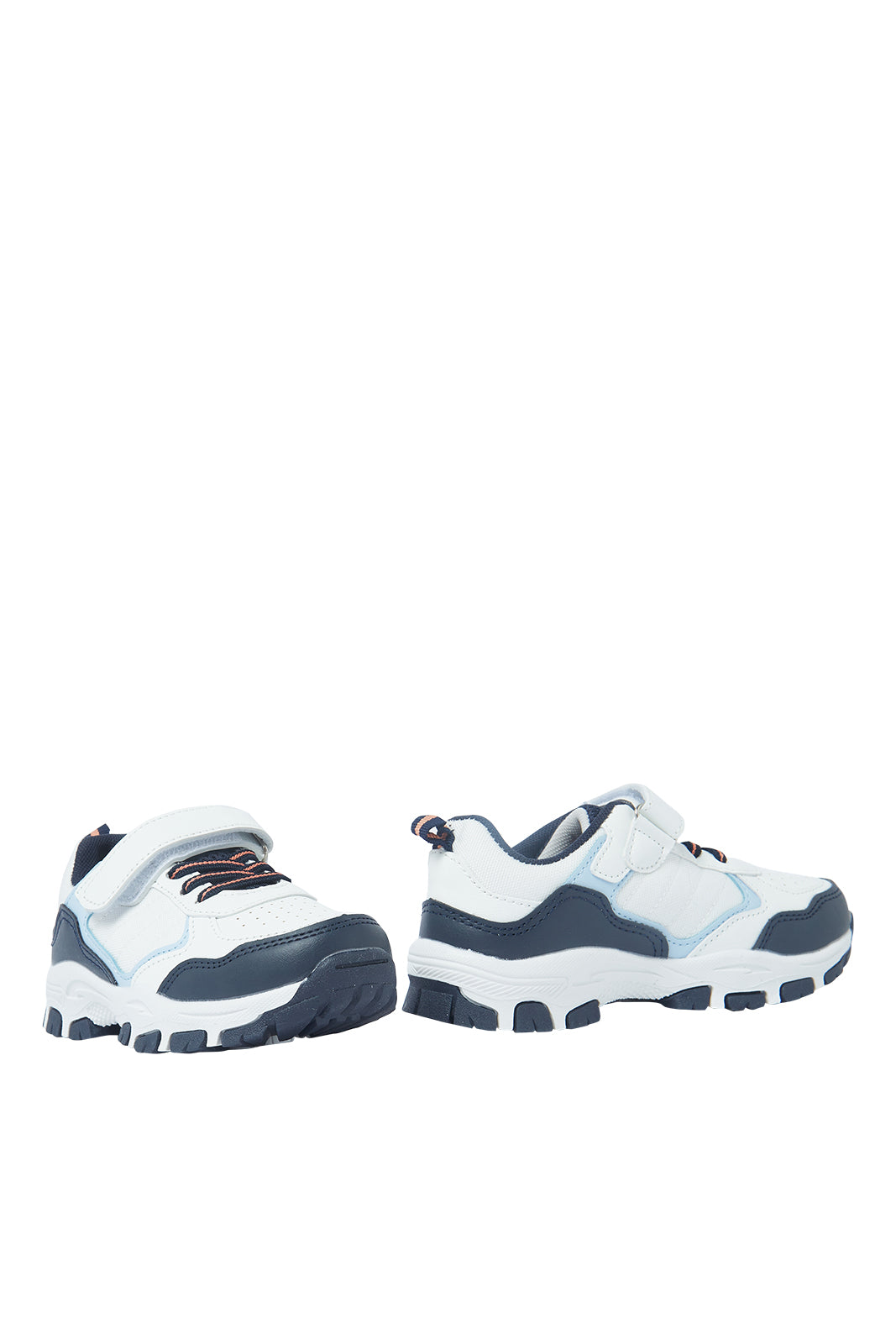 Redtag-White-Colour-Block-Trekker-BOY-Trainers,-Category:Shoes,-Colour:White,-Deals:New-In,-Filter:Boys-Footwear-(3-to-5-Yrs),-N/A,-New-In-BOY-FOO,-Non-Sale,-S23A,-Section:Boys-(0-to-14Yrs)-Boys-3 to 5 Years