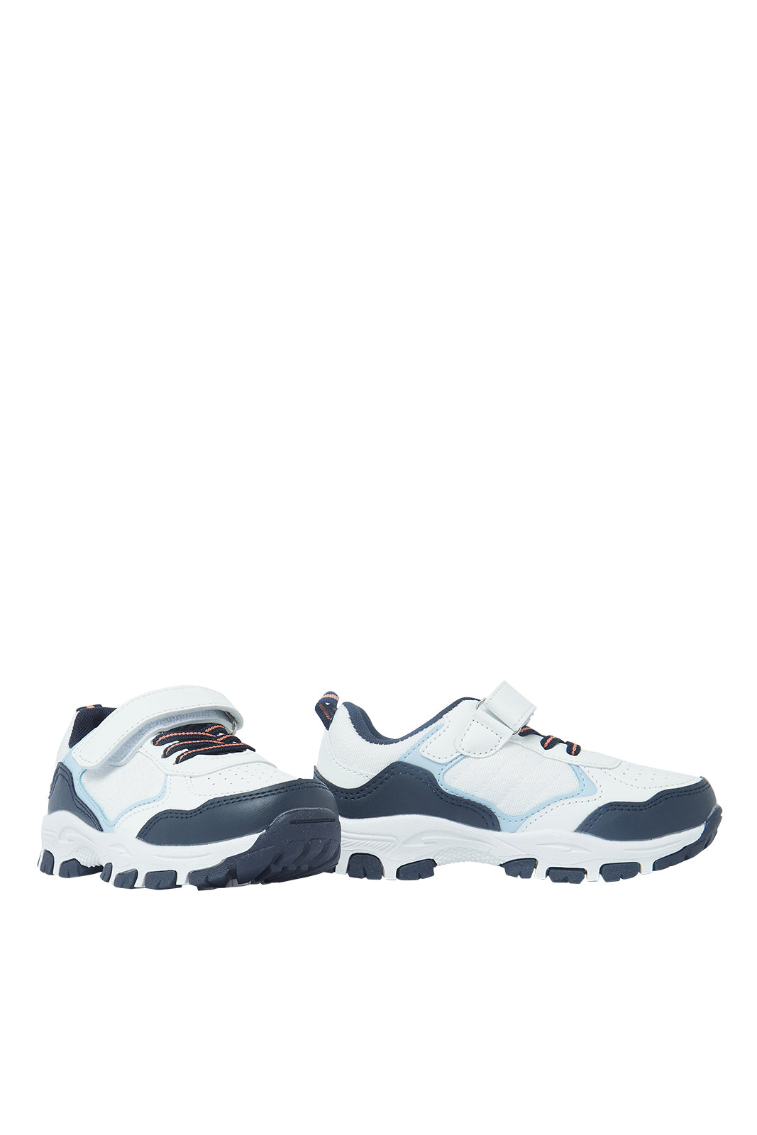 Redtag-White-Colour-Block-Trekker-BOY-Trainers,-Category:Shoes,-Colour:White,-Deals:New-In,-Filter:Boys-Footwear-(3-to-5-Yrs),-N/A,-New-In-BOY-FOO,-Non-Sale,-S23A,-Section:Boys-(0-to-14Yrs)-Boys-3 to 5 Years