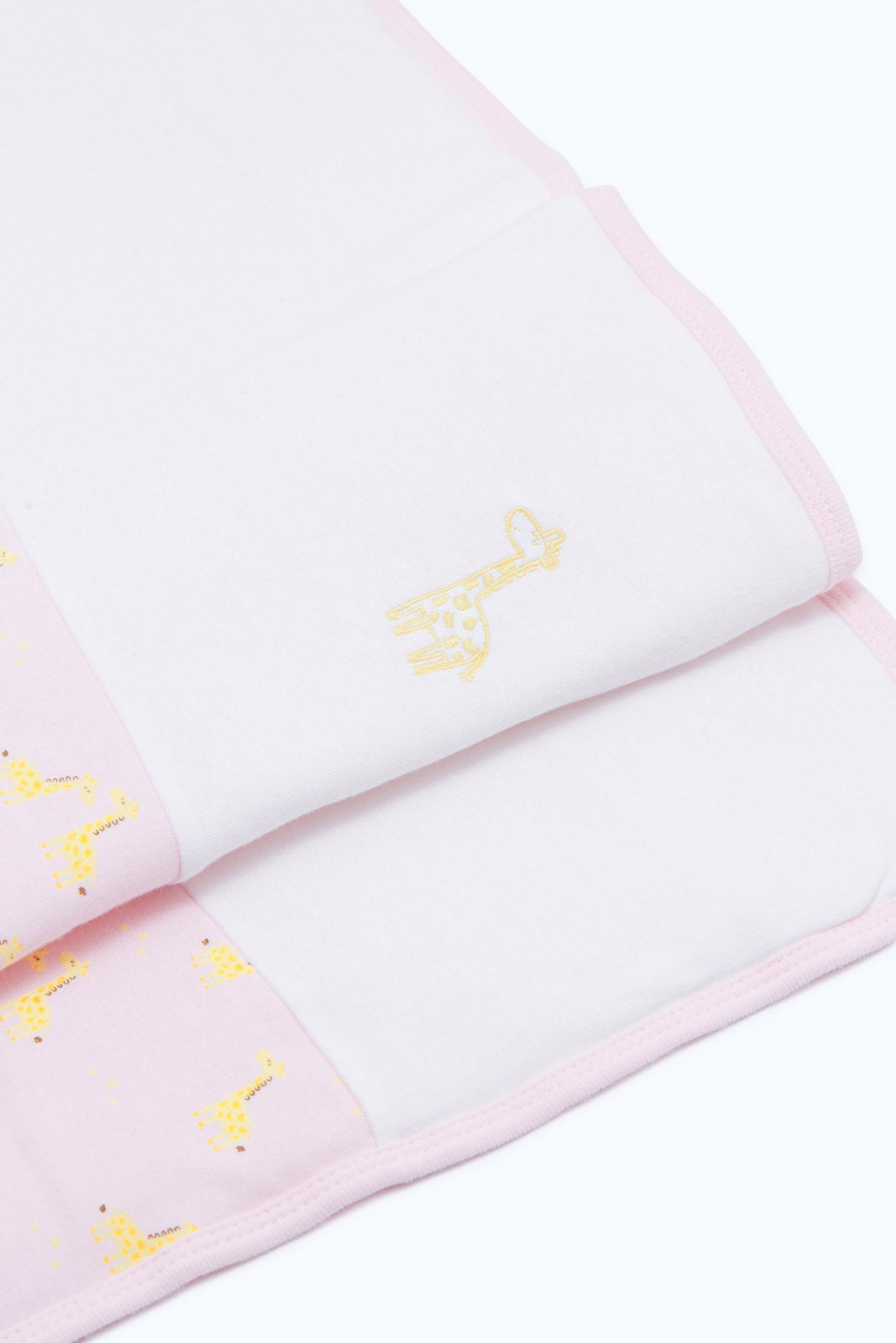 Redtag-Girls-Pink-Allover-Print-Padded-Blanket-Category:Newborn-Accessories,-Colour:White,-Deals:New-In,-Dept:New-Born,-Filter:Baby-(0-to-12-Mths),-H1:KWR,-H2:NBF,-H3:ACC,-H4:SAT,-NBG-Newborn-Accessories,-New-In-NBG-APL,-Non-Sale,-S23B,-Season:S23B,-Section:Boys-(0-to-14Yrs)-Baby-0 to 12 Months