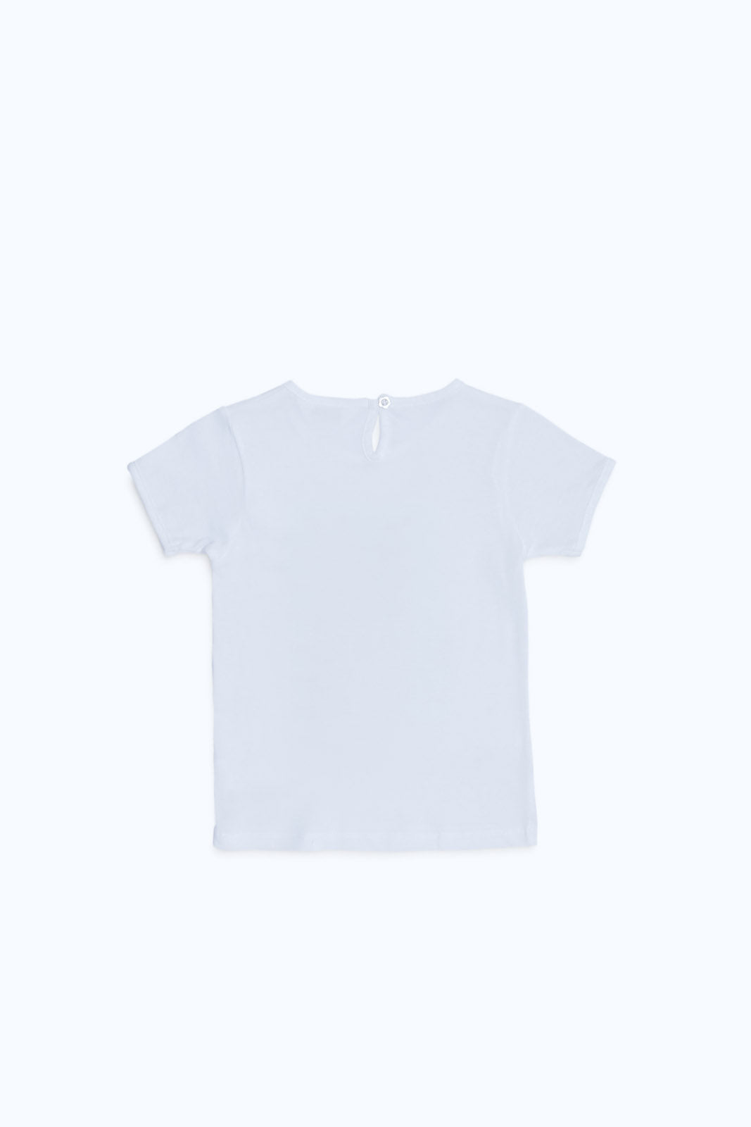 Redtag-Girls-White-Placement-Print-T-Shirt-Category:T-Shirts,-Colour:White,-Deals:New-In,-Dept:Girls,-Filter:Infant-Girls-(3-to-24-Mths),-H1:KWR,-H2:ING,-H3:TSH,-H4:CAT,-ING-T-Shirts,-New-In-ING-APL,-Non-Sale,-RMD,-S23C,-Season:S23C,-Section:Girls-(0-to-14Yrs)-Infant-Girls-3 to 24 Months