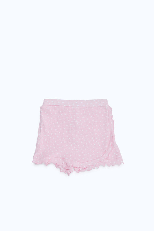 Redtag-Girls-Pink-Floral-Skirt-Category:Skirts,-Colour:Orange,-Deals:New-In,-Dept:Girls,-Filter:Infant-Girls-(3-to-24-Mths),-H1:KWR,-H2:ING,-H3:SKT,-H4:CAK,-ING-Skirts,-New-In-ING-APL,-Non-Sale,-RMD,-S23C,-Season:S23C,-Section:Girls-(0-to-14Yrs)-Infant-Girls-3 to 24 Months