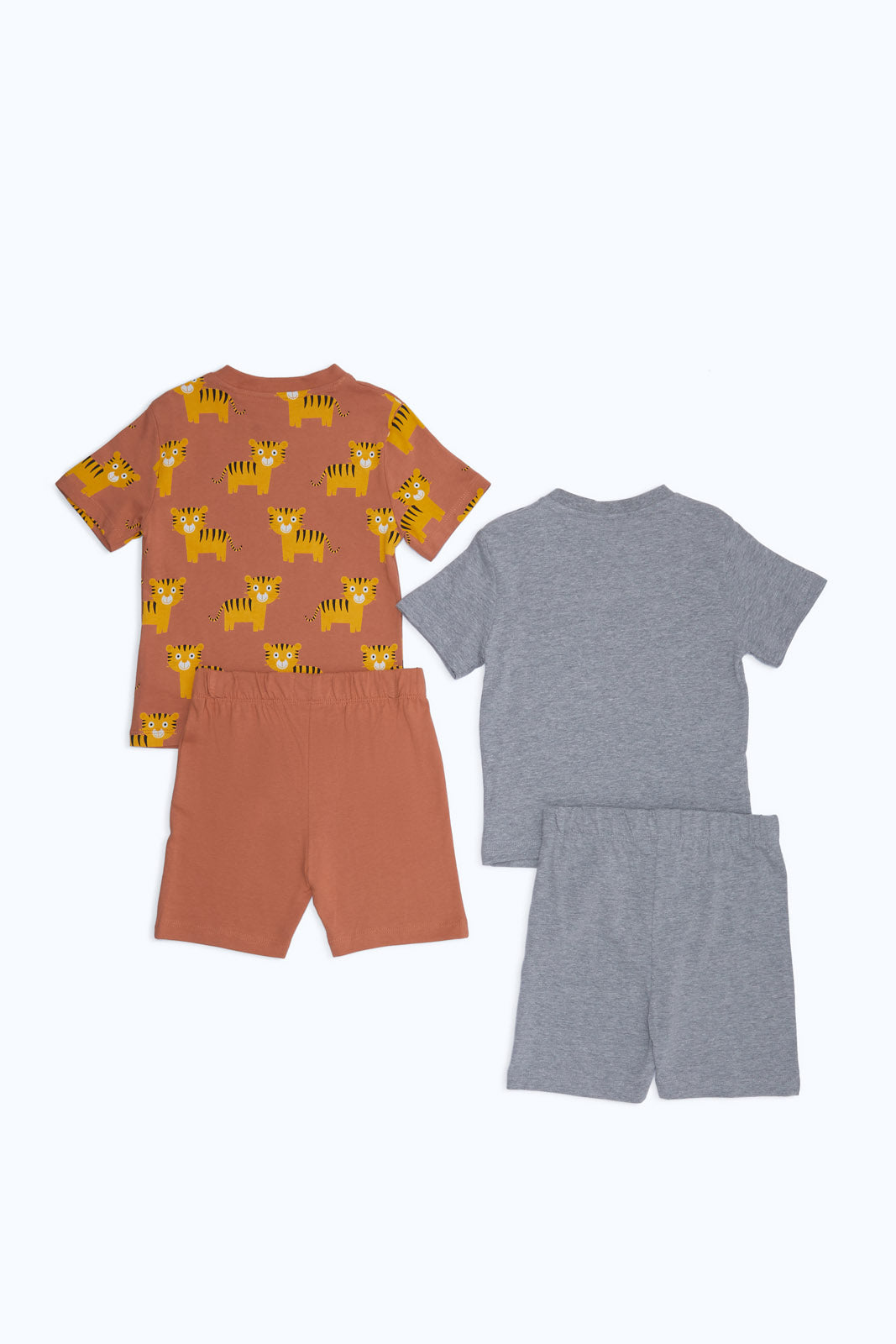 Redtag-Boys-Rest-And-Grey-Aop-4-Pack-Jersey-Pj-Set-Category:Pyjama-Sets,-Colour:Orange,-Deals:New-In,-Dept:Boys,-Filter:Infant-Boys-(3-to-24-Mths),-H1:KWR,-H2:INB,-H3:NWR,-H4:PJS,-INB-Pyjama-Sets,-New-In-INB-APL,-Non-Sale,-S23B,-Season:S23B,-Section:Boys-(0-to-14Yrs)-Infant-Boys-3 to 24 Months