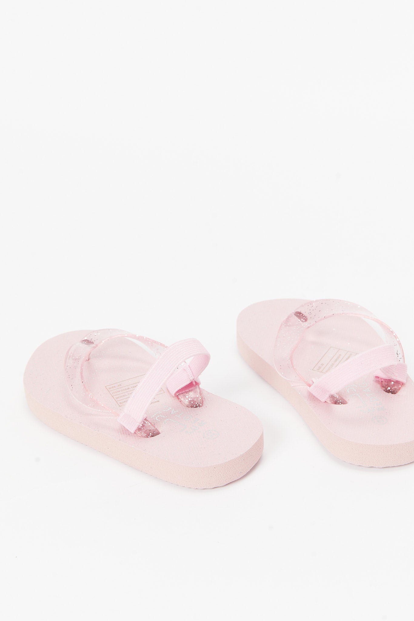 Redtag-Pale-Pink-Glitter-Toe-Post-Category:Shoes,-Colour:Pink,-Deals:New-In,-Filter:Girls-Footwear-(3-to-5-Yrs),-GIR-Flip-Flops,-N/A,-New-In-GIR-FOO,-Non-Sale,-S23B,-Section:Girls-(0-to-14Yrs)-Girls-3 to 5 Years
