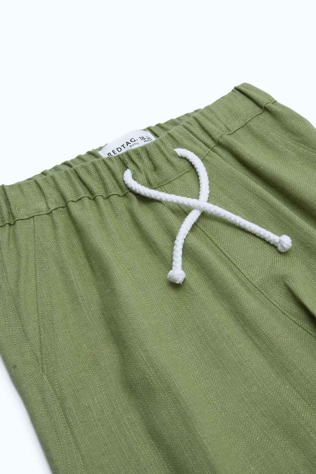 Redtag-Boys-Sage-Linen-Trouser-Category:Trousers,-Colour:Green,-Deals:New-In,-Dept:Boys,-Filter:Infant-Boys-(3-to-24-Mths),-INB-Trousers,-New-In-INB-APL,-Non-Sale,-S23B,-Section:Boys-(0-to-14Yrs)-Infant-Boys-3 to 24 Months