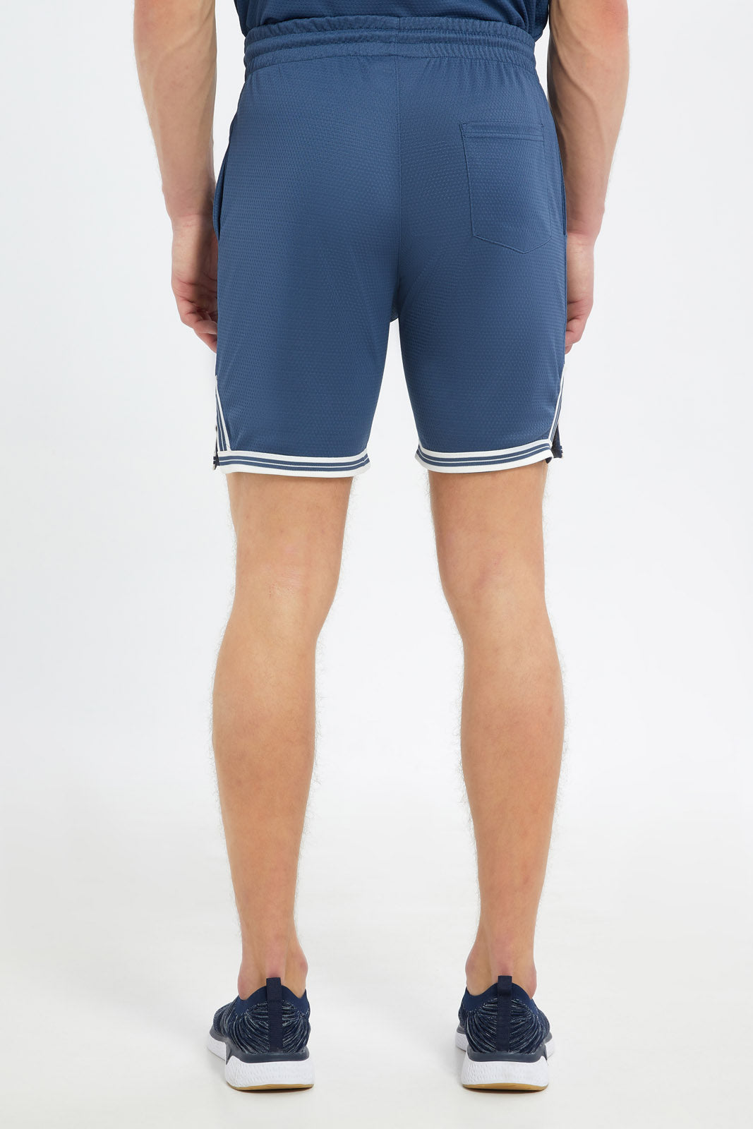 Men Blue Los Angeles Short