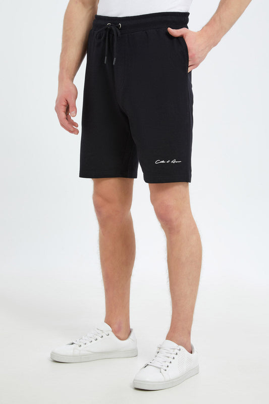 Redtag-Men-Black-Signature-Resort-Shorts-Category:Shorts,-Colour:Black,-Deals:New-In,-Dept:Menswear,-Filter:Men's-Clothing,-Men-Shorts,-New-In-Men-APL,-Non-Sale,-S23C,-Section:Men-Men's-