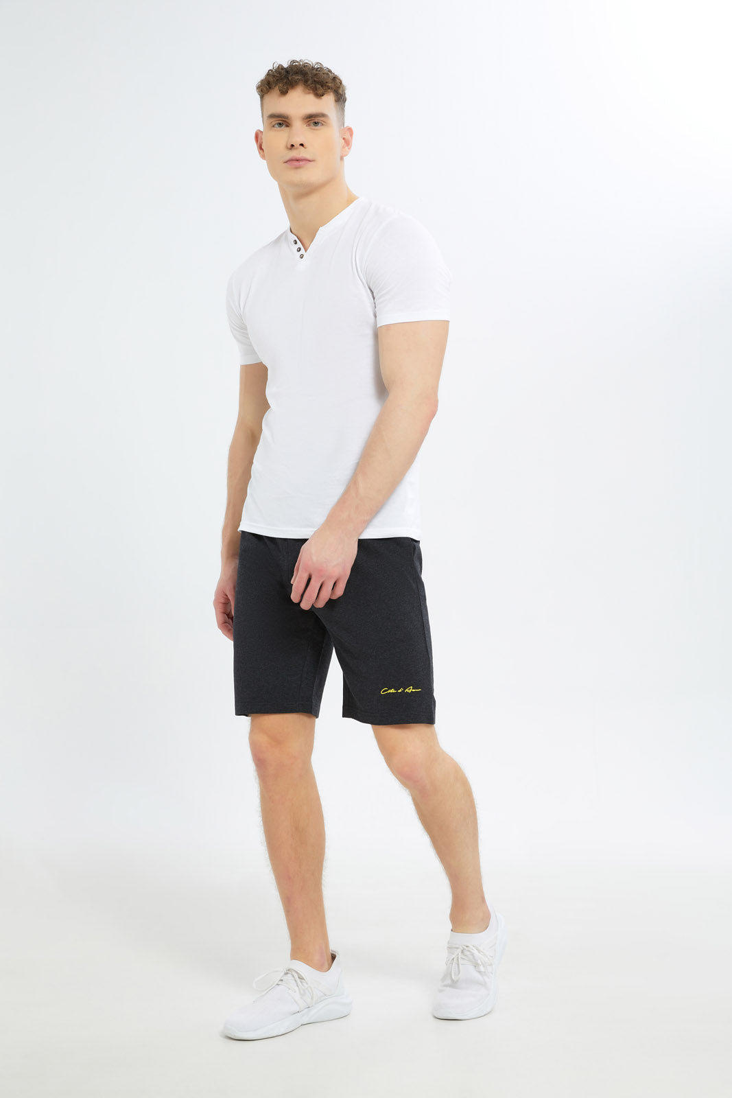 Redtag-Men-Charcoal-Signature-Resort-Shorts-Category:Shorts,-Colour:Charcoal,-Deals:New-In,-Dept:Menswear,-Filter:Men's-Clothing,-Men-Shorts,-New-In-Men-APL,-Non-Sale,-S23C,-Section:Men-Men's-