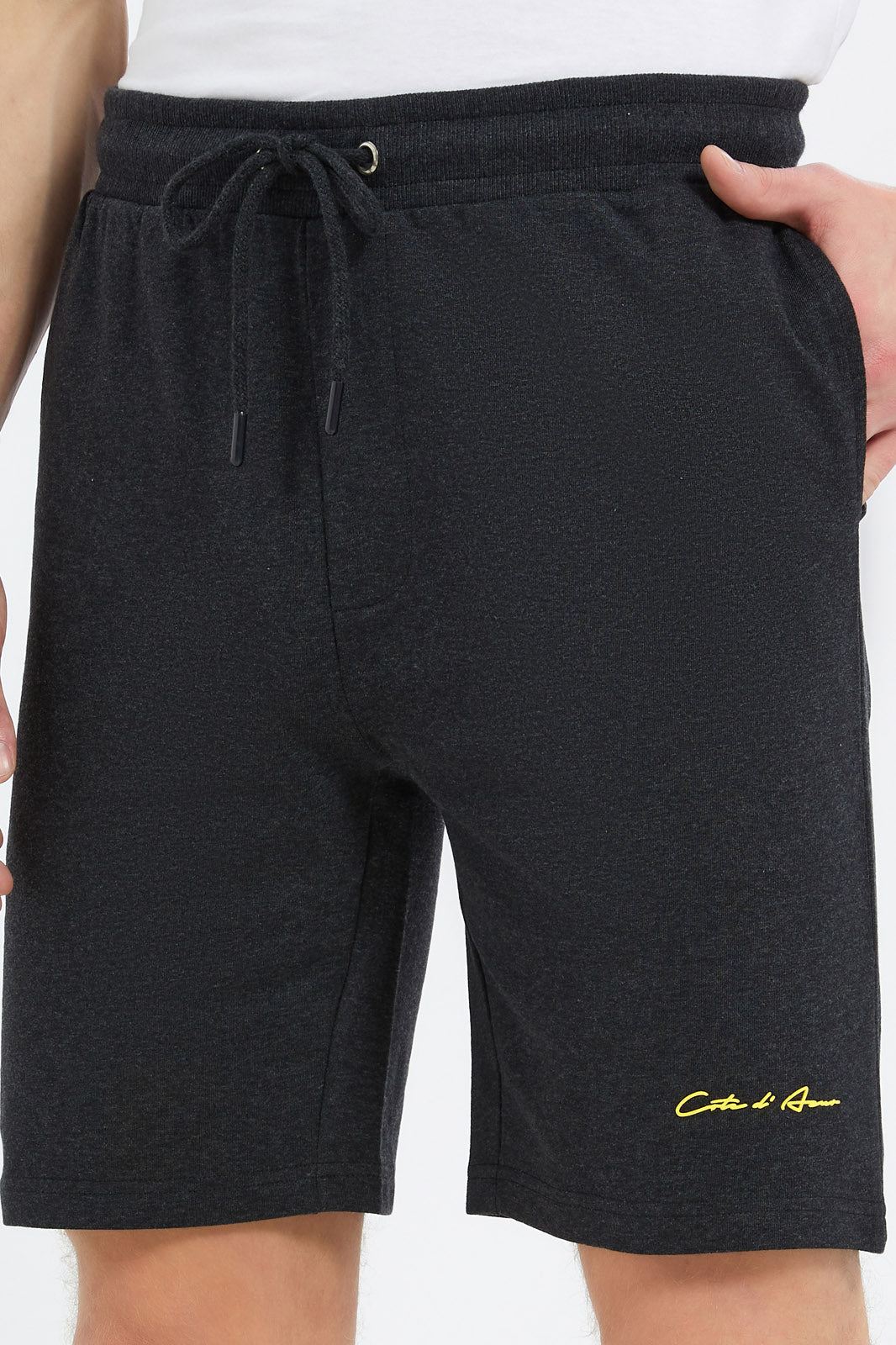 Redtag-Men-Charcoal-Signature-Resort-Shorts-Category:Shorts,-Colour:Charcoal,-Deals:New-In,-Dept:Menswear,-Filter:Men's-Clothing,-Men-Shorts,-New-In-Men-APL,-Non-Sale,-S23C,-Section:Men-Men's-