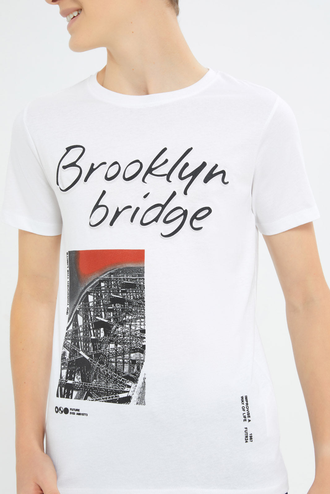 Redtag-Boys-White-Emboss-Tee-BSR-T-Shirts,-Category:T-Shirts,-Colour:White,-Deals:New-In,-Dept:Boys,-Filter:Senior-Boys-(8-to-14-Yrs),-H1:KWR,-H2:BSR,-H3:TSH,-H4:TSH,-New-In-BSR-APL,-Non-Sale,-S23B,-Season:S23C,-Section:Boys-(0-to-14Yrs)-Senior-Boys-9 to 14 Years