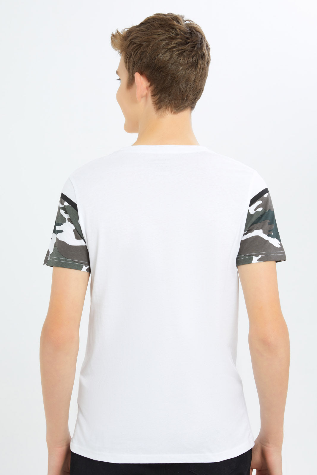 Redtag-Boys-White-Your-Game-Tee-BSR-T-Shirts,-Category:T-Shirts,-Colour:White,-Deals:New-In,-Dept:Boys,-Filter:Senior-Boys-(8-to-14-Yrs),-New-In-BSR-APL,-Non-Sale,-S23B,-Section:Boys-(0-to-14Yrs)-Senior-Boys-9 to 14 Years