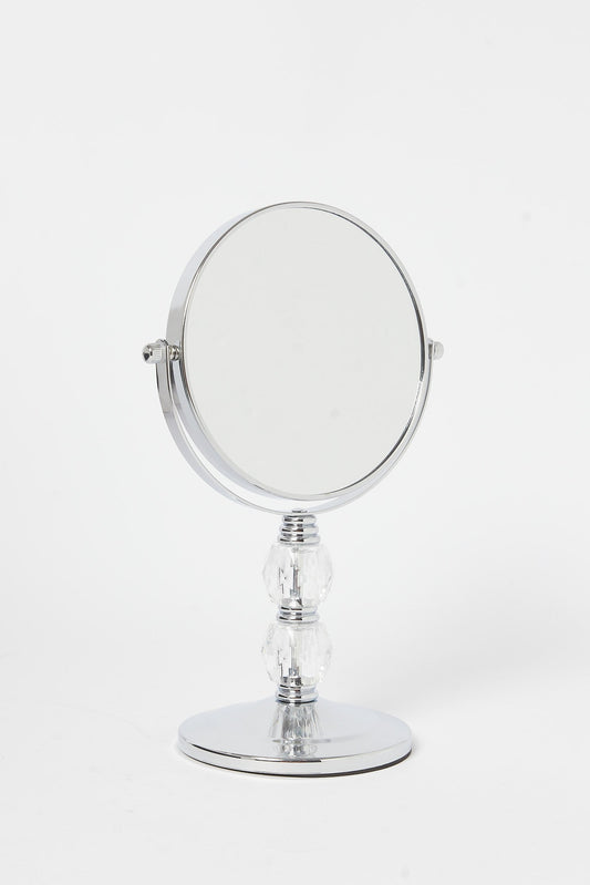 Redtag-Silver-Vanity-Mirror-Category:Bathroom-Accessories,-Colour:Silver,-Deals:New-In,-Filter:Home-Bathroom,-H1:HMW,-H2:BAC,-H3:BCE,-H4:BAC,-HMW-BAC-Bath-Accessories,-New-In-HMW-BAC,-Non-Sale,-S23B,-Season:S23B,-Section:Homewares-Home-Bathroom-