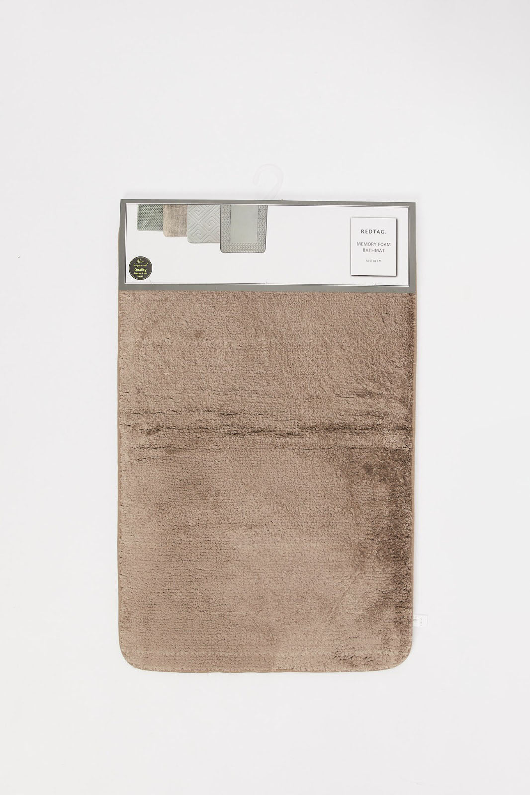 Beige Memory Foam Bath Mat