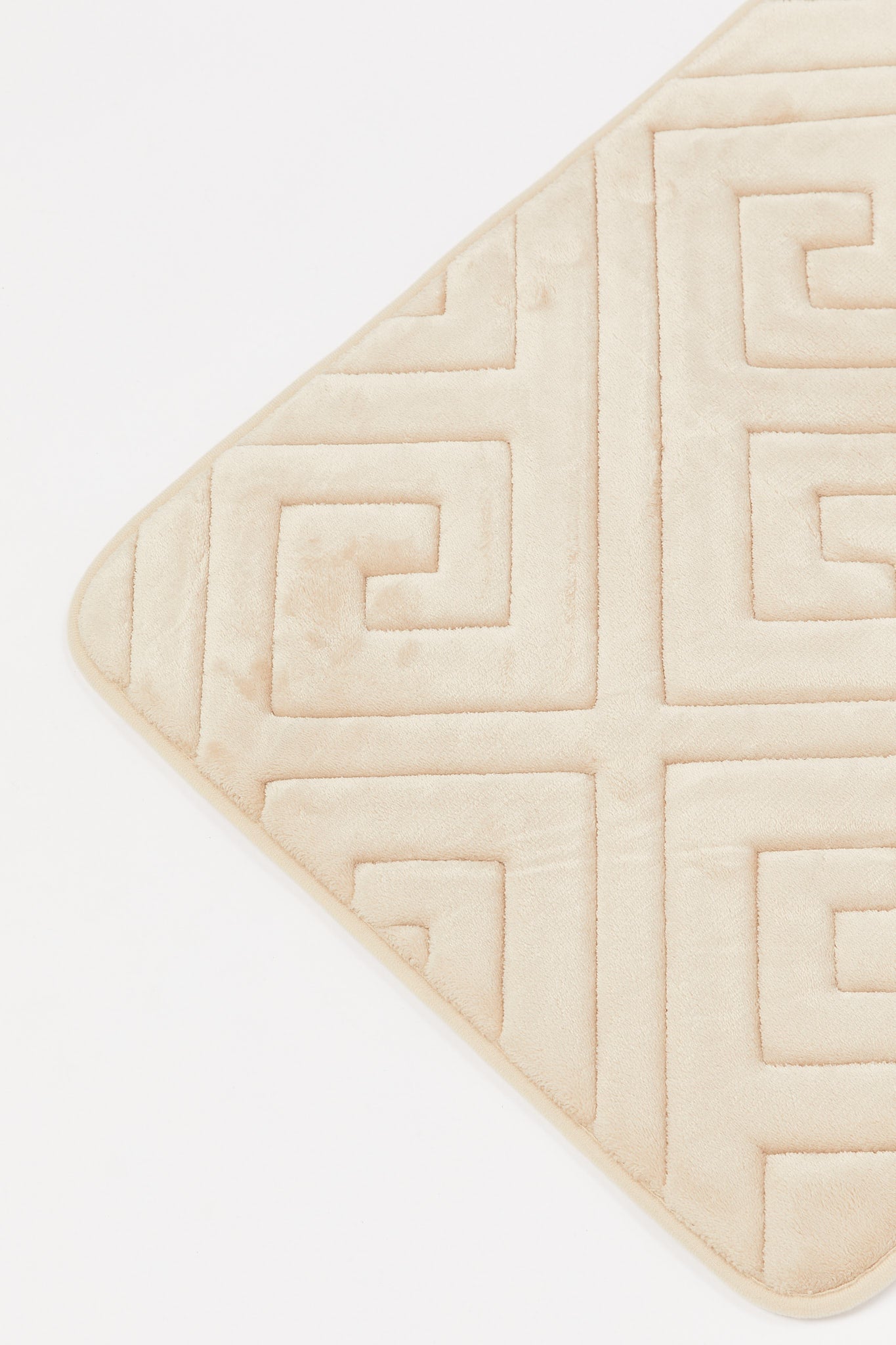 Redtag-Beige-Memory-Foam-Bath-Mat-Category:Bathmats,-Colour:Beige,-Deals:New-In,-Filter:Home-Bathroom,-H1:HMW,-H2:BAC,-H3:BCE,-H4:BPM,-HMW-BAC-Bath-Accessories,-New-In-HMW-BAC,-Non-Sale,-S23B,-Season:S23B,-Section:Homewares,-Style:MEMORY-FOAM-Home-Bathroom-