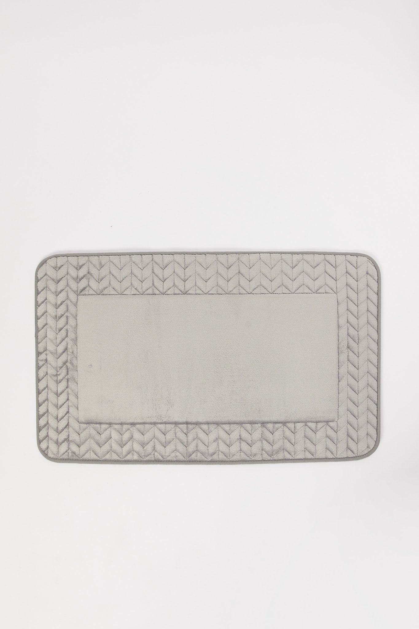 Redtag-Grey-Memory-Foam-Bath-Mat-Category:Bathmats,-Colour:Grey,-Deals:New-In,-Filter:Home-Bathroom,-H1:HMW,-H2:BAC,-H3:BCE,-H4:BPM,-HMW-BAC-Bath-Accessories,-New-In-HMW-BAC,-Non-Sale,-S23B,-Season:S23B,-Section:Homewares,-Style:MEMORY-FOAM-Home-Bathroom-
