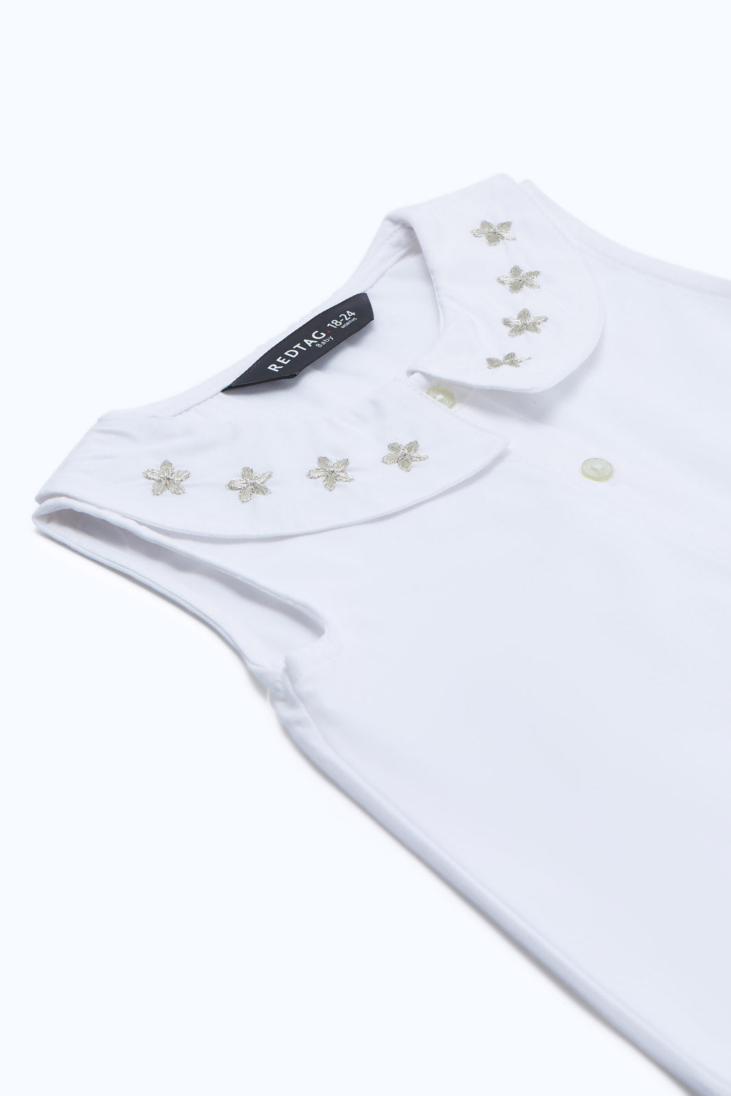 Redtag-Girls-White-Embroidered-Colar-Blouse-Category:Blouses,-Colour:White,-Deals:New-In,-Dept:Girls,-Filter:Infant-Girls-(3-to-24-Mths),-H1:KWR,-H2:ING,-H3:BLO,-H4:CBL,-ING-Blouses,-New-In-ING-APL,-Non-Sale,-RMD,-S23C,-Season:S23C,-Section:Girls-(0-to-14Yrs)-Infant-Girls-3 to 24 Months