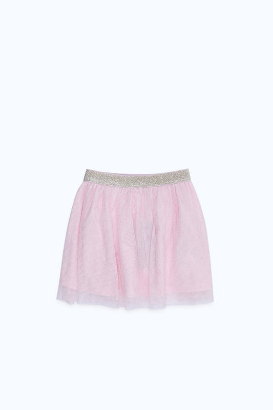 Redtag-Girls-Pink-Mesh-Skirt-Category:Skirts,-Colour:Apricot,-Deals:New-In,-Dept:Girls,-Filter:Infant-Girls-(3-to-24-Mths),-H1:KWR,-H2:ING,-H3:SKT,-H4:CAK,-ING-Skirts,-New-In-ING-APL,-Non-Sale,-RMD,-S23C,-Season:S23C,-Section:Girls-(0-to-14Yrs)-Infant-Girls-3 to 24 Months