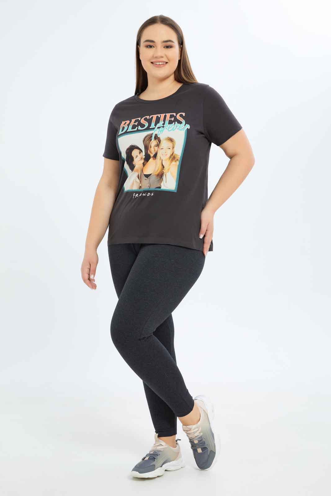 Redtag-Women-Olive-Power-Puff-Girl-T-Shirt-Category:T-Shirts,-CHA,-Colour:Olive,-Deals:New-In,-Dept:Ladieswear,-Filter:Plus-Size,-LDP-T-Shirts,-New-In-LDP-APL,-Non-Sale,-S23B,-Section:Women,-TBL-Women's-