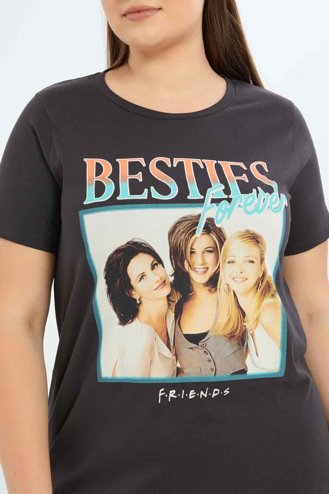 Redtag-Women-Olive-Power-Puff-Girl-T-Shirt-Category:T-Shirts,-CHA,-Colour:Olive,-Deals:New-In,-Dept:Ladieswear,-Filter:Plus-Size,-LDP-T-Shirts,-New-In-LDP-APL,-Non-Sale,-S23B,-Section:Women,-TBL-Women's-