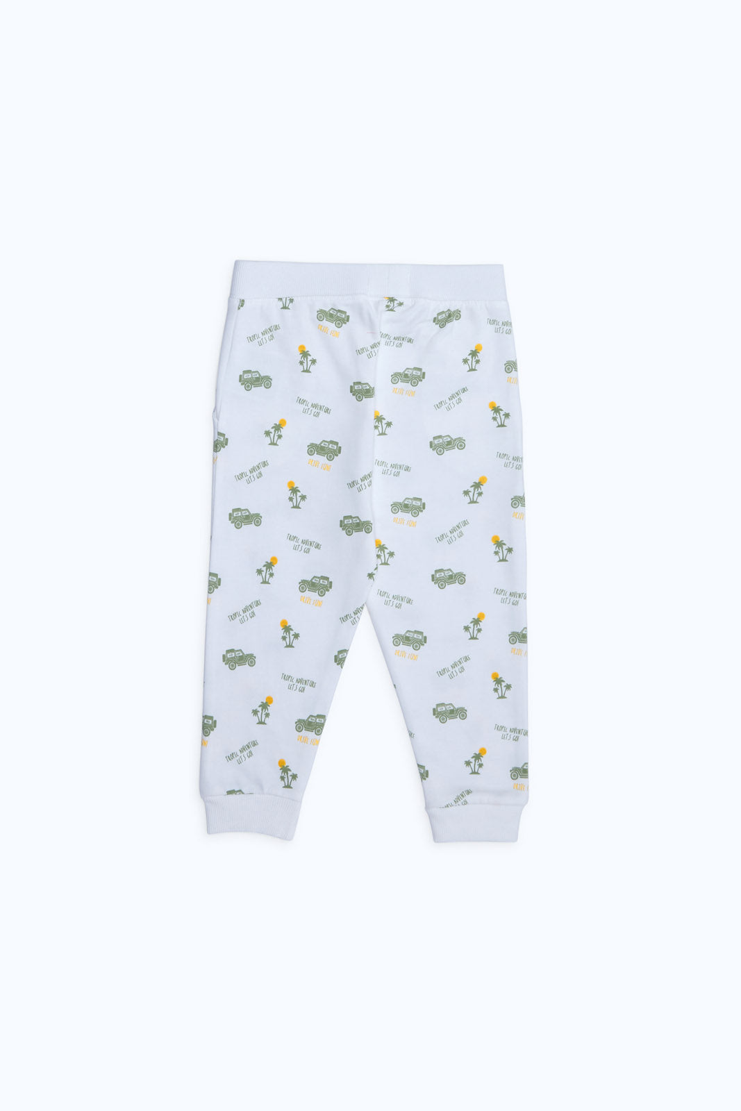 Redtag-Boys-White-Aop-Jeep-Knit-Jogger-Category:Joggers,-Colour:White,-Deals:New-In,-Dept:Boys,-Filter:Infant-Boys-(3-to-24-Mths),-INB-Joggers,-New-In-INB-APL,-Non-Sale,-S23B,-Section:Boys-(0-to-14Yrs),-TBL-Infant-Boys-3 to 24 Months