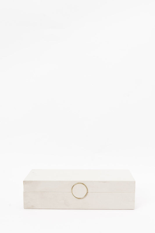 Redtag-Beige-Fabric-Jewellery-Box-With-Decorative-Broch-Category:Fashion-Box,-Colour:Beige,-Deals:New-In,-Filter:Home-Decor,-HMW-HOM-Decorative-Accessories,-New-In-HMW-HOM,-Non-Sale,-S23A,-Section:Homewares-Home-Decor-